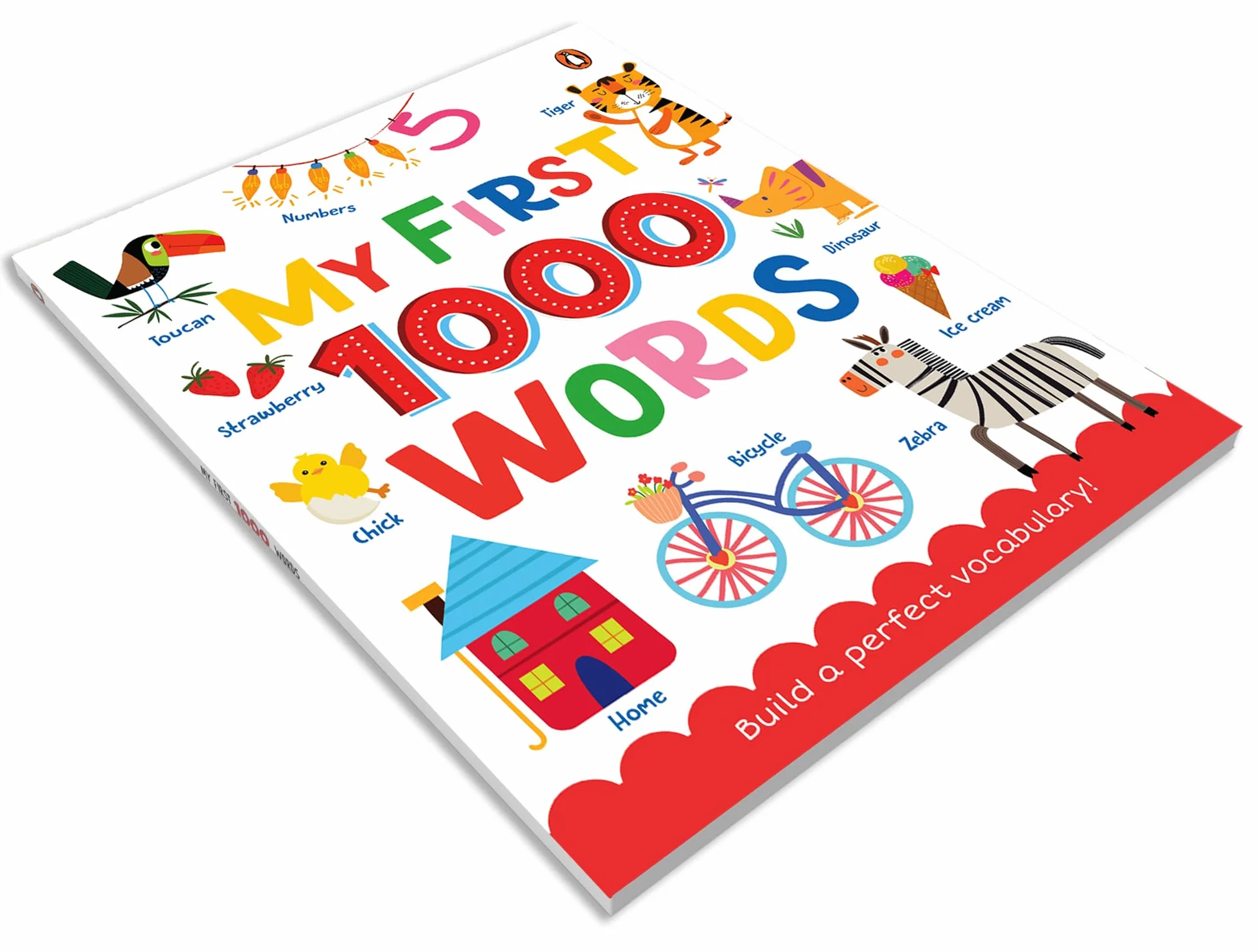 My First 1000 Words: Illustrated Picture Book to Learn 1000 Important Words | Includes Body Parts, Things Around Us, Musical Instruments, Sports, Land ... Skills [Penguin Early Learning Series]