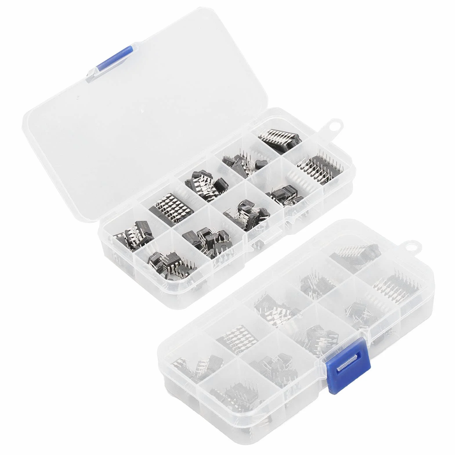 85 Sztuk Zestaw Asortymentowy IC Układ Scalony NE555, LM324, LM393, UA741, ULN2803, LM358, LM386, NE5532, ULN2003, PC817