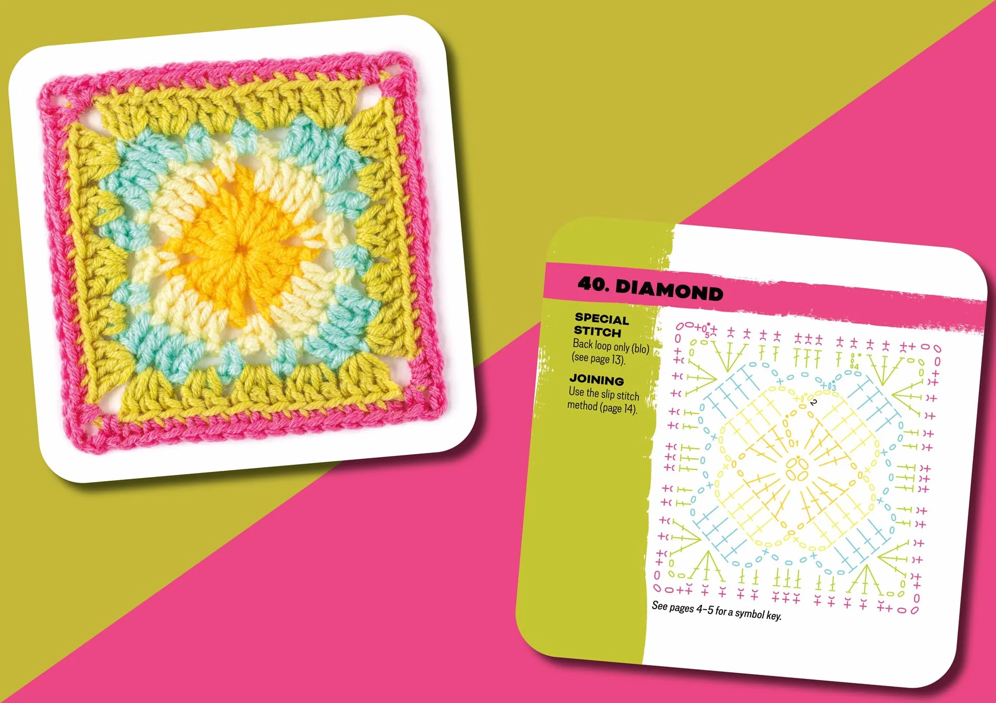The Granny Square Card Deck: 50 Mix and Match Designs