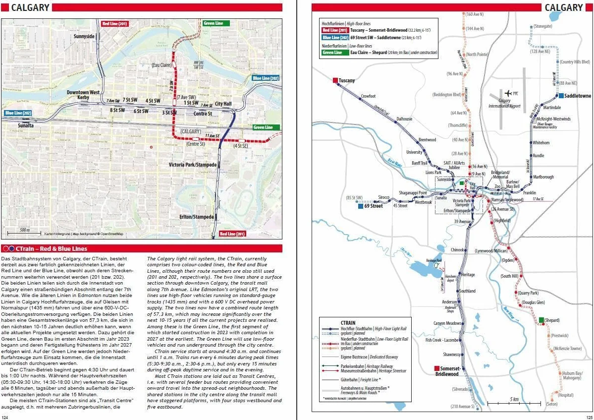 Urban Rail in Canada: U-Bahn, Stadtbahn, Straßenbahn, S-Bahn