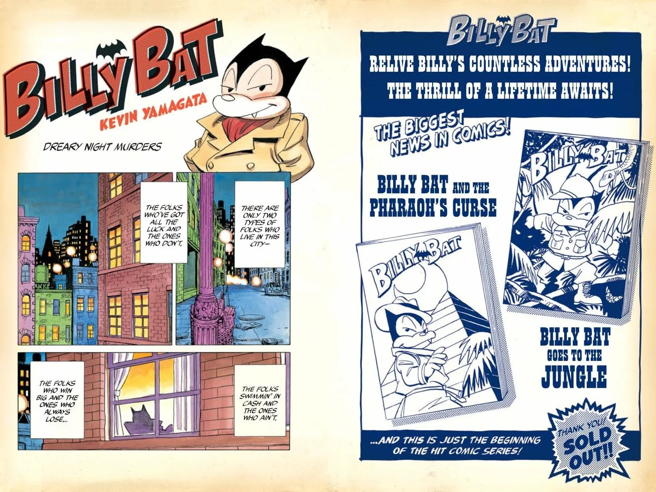 Billy Bat Volume 1
