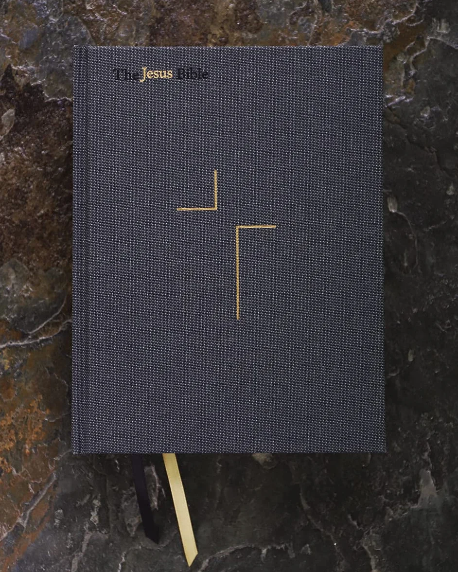 The Jesus Bible, ESV Edition, Cloth over Board, Grey