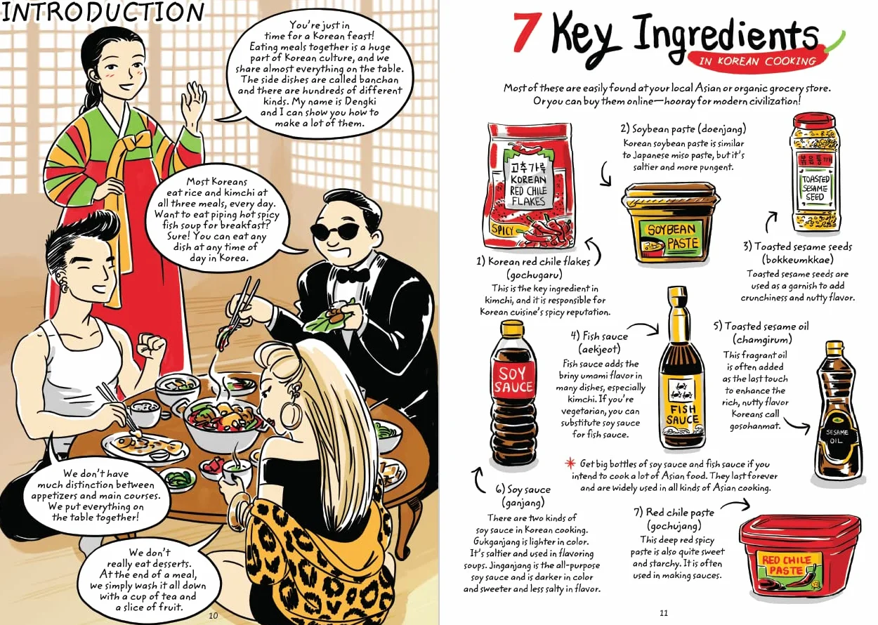 Cook Korean!: A Comic Book with Recipes [A Cookbook]