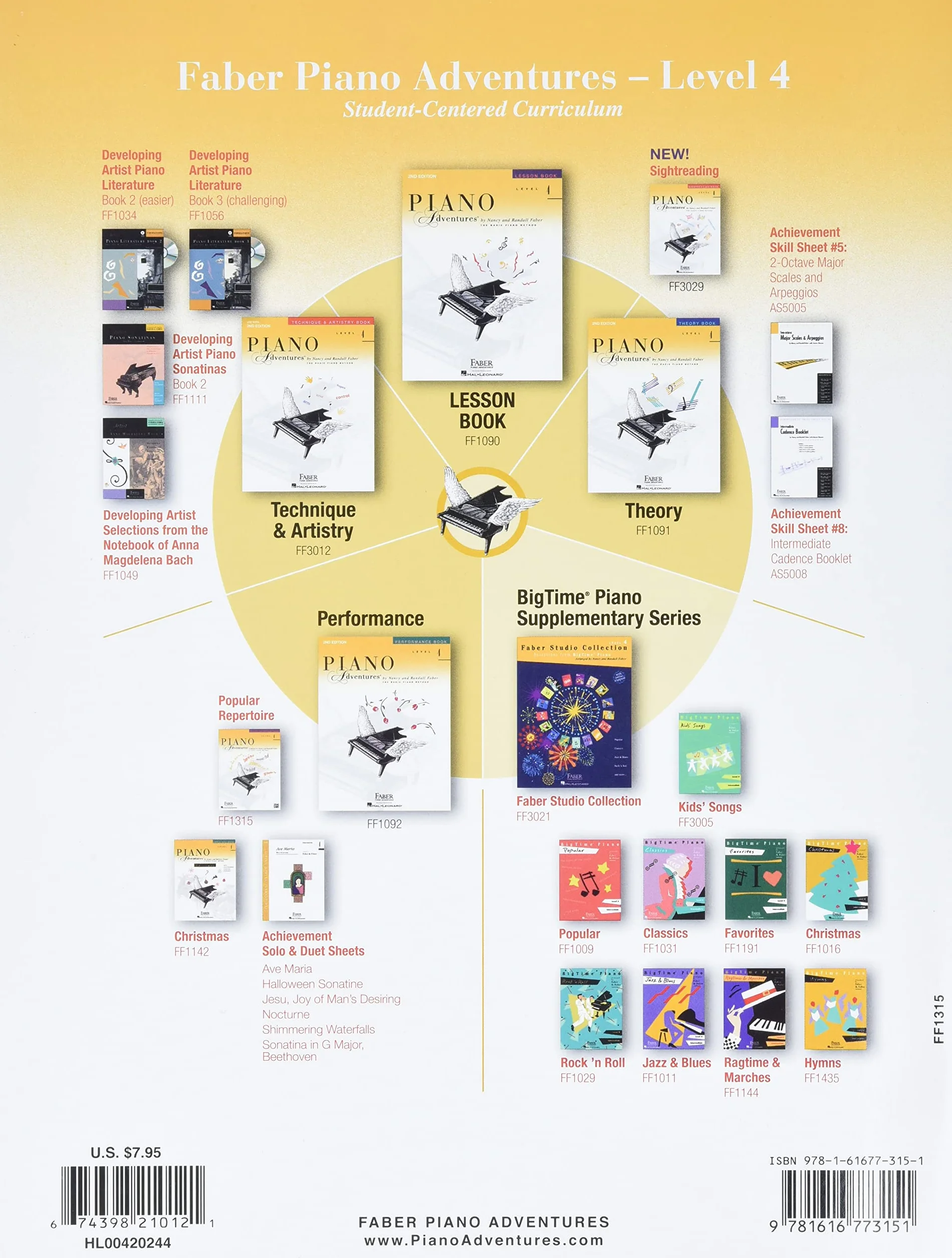 Piano Adventures Level 4 Popular Repertoire Book