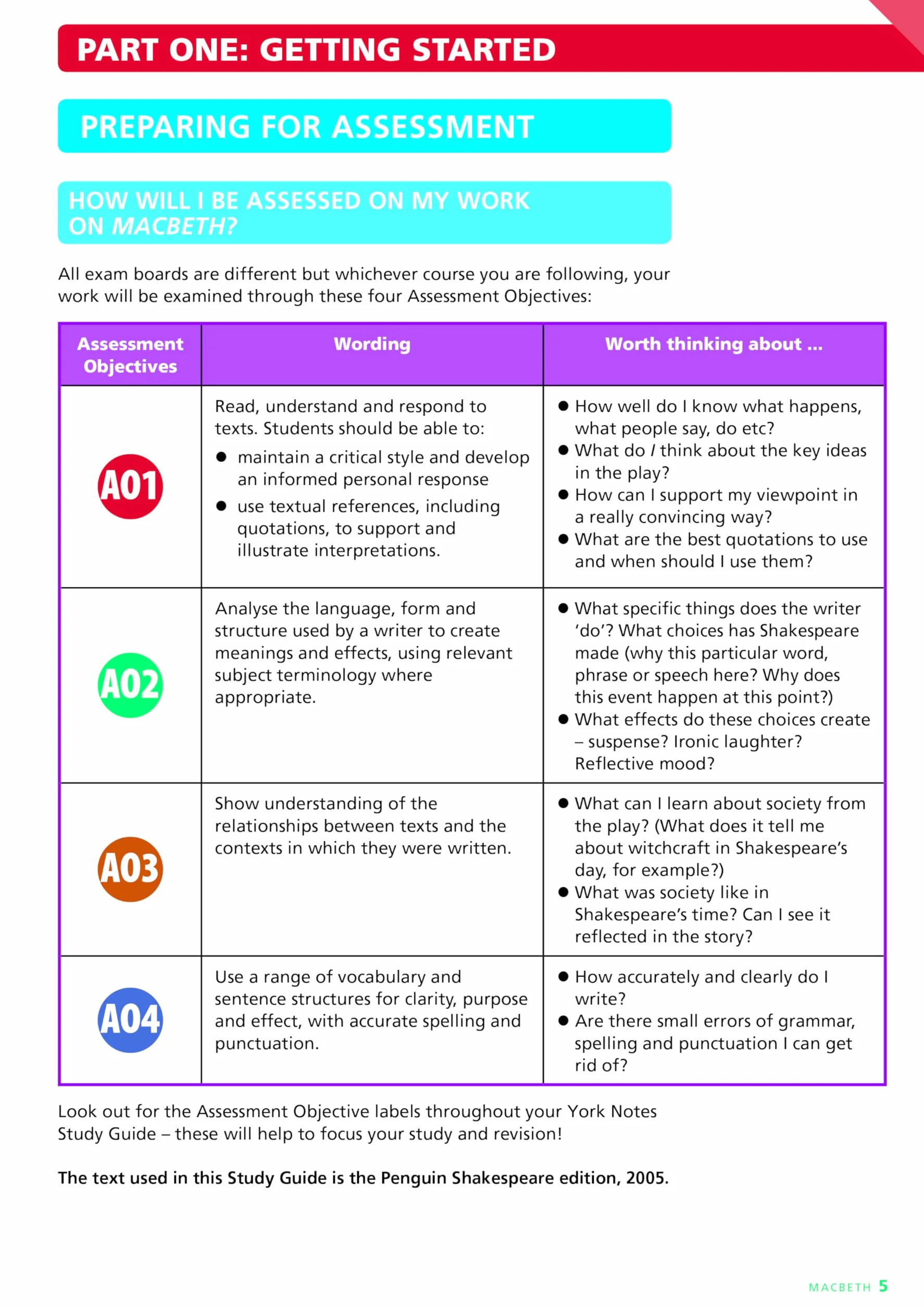 Macbeth York Notes GCSE English Literature Study Guide 2026 2027 Exams