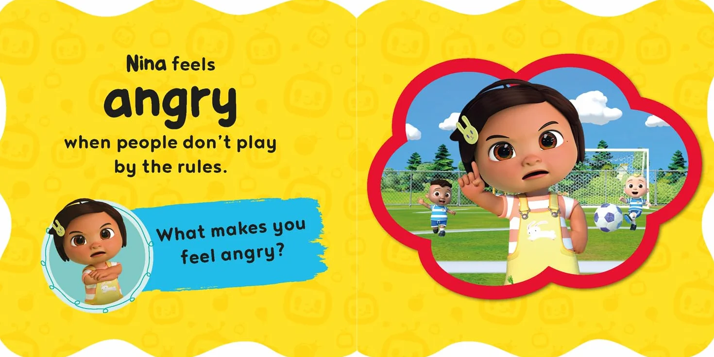 CoComelon Feelings Board Book: Discover Emotions with JJ for Ages 1-4