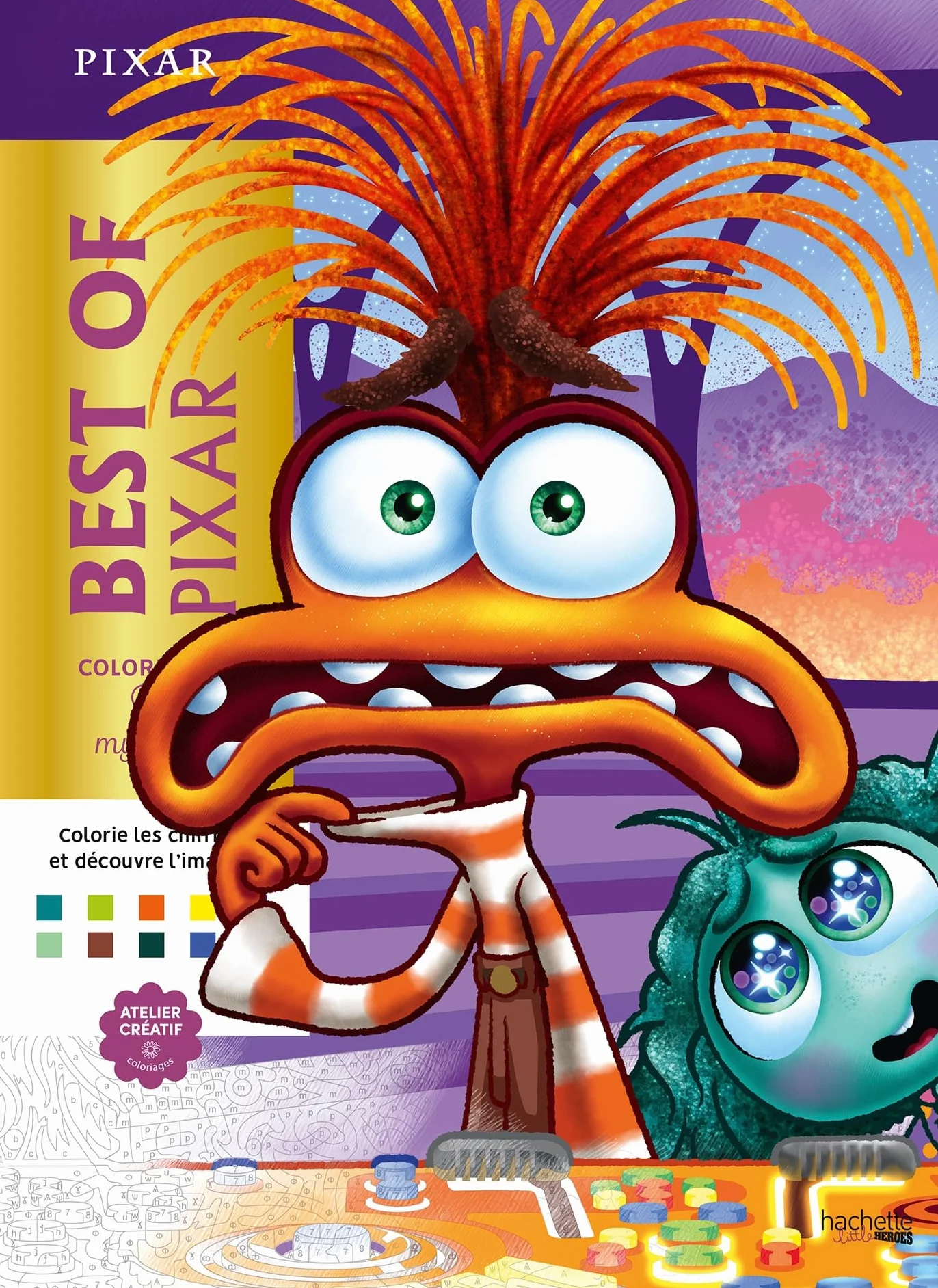 Coloriages mystères Disney Best of Pixar