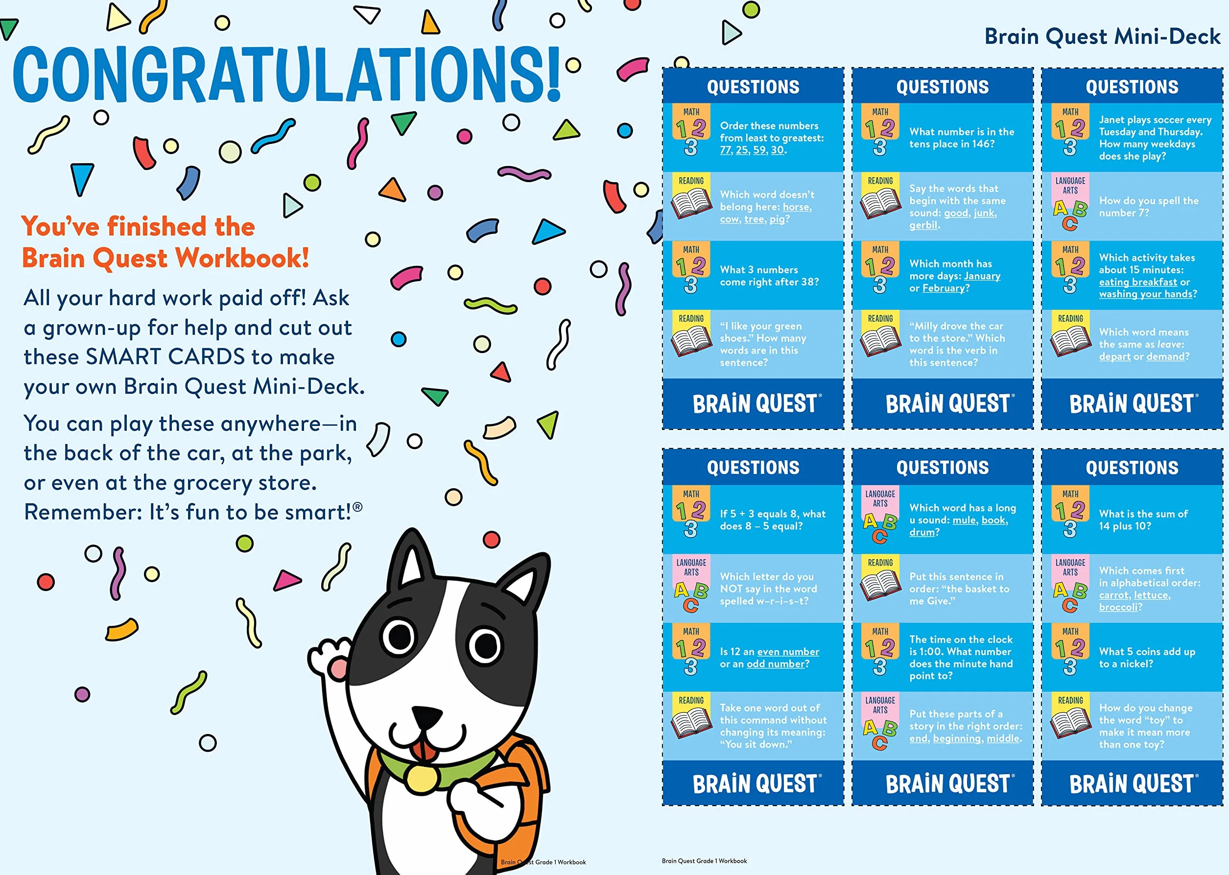Brain Quest Workbook: 1st Grade Revised Edition