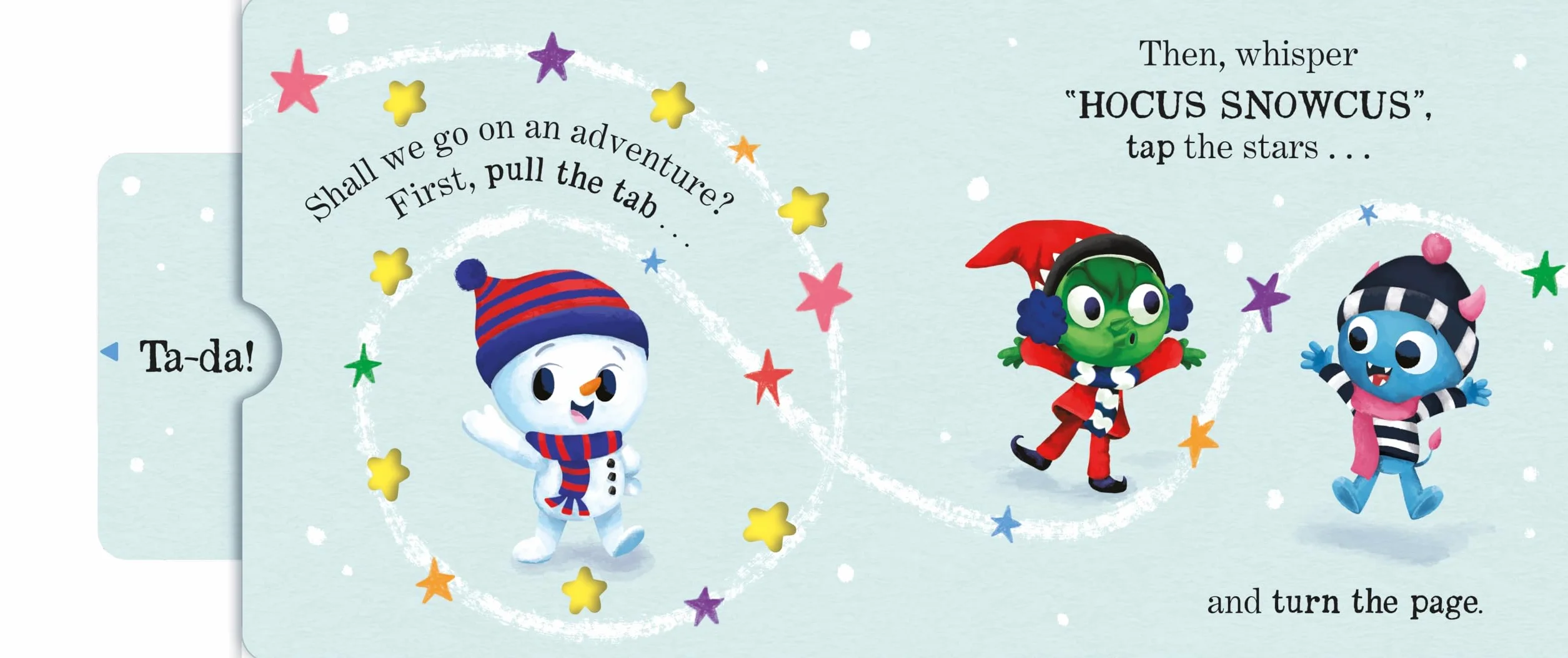 Interactive Christmas Board Book: There's a Little Snowman in Your Book