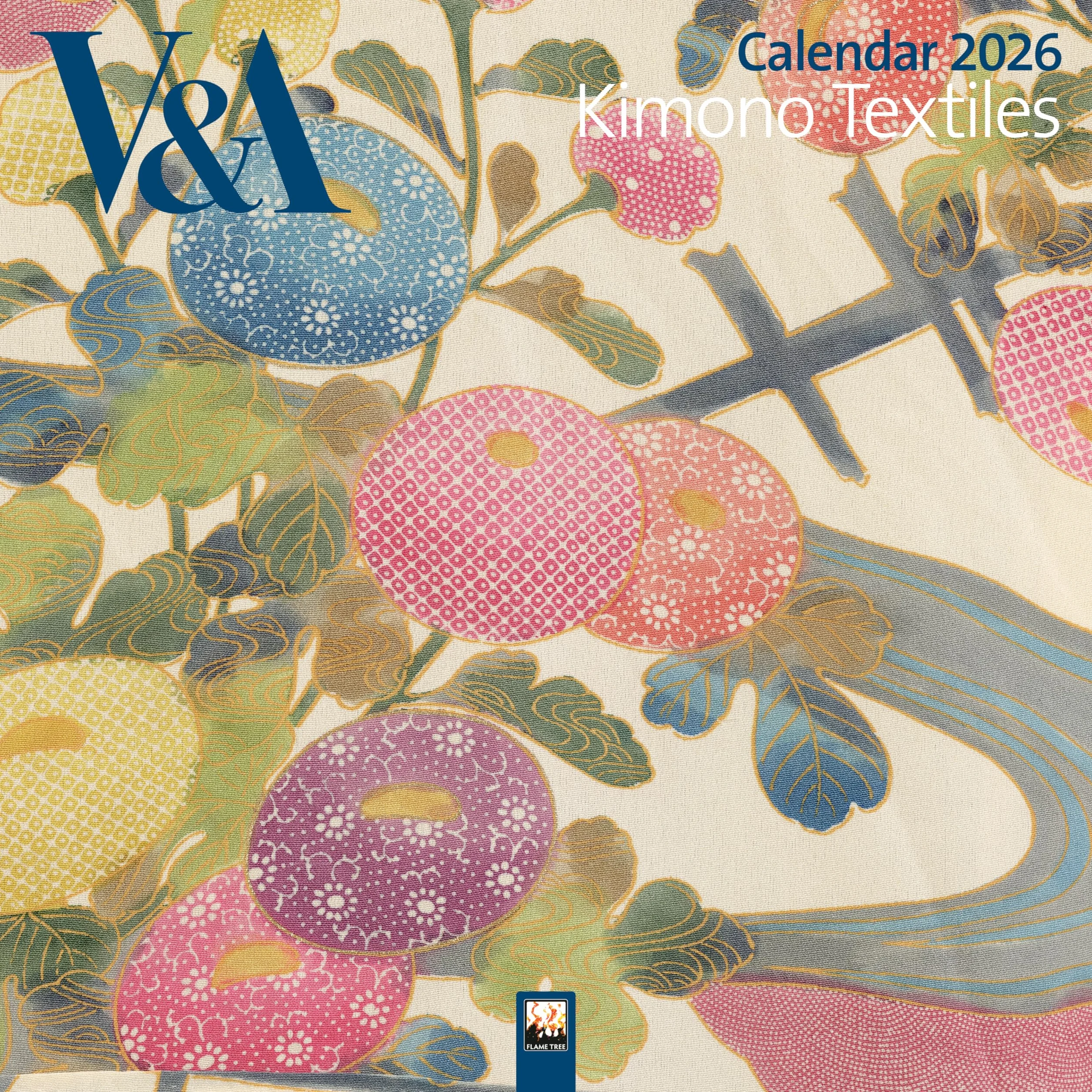 V&A Kimono Textiles Wall Calendar 2026