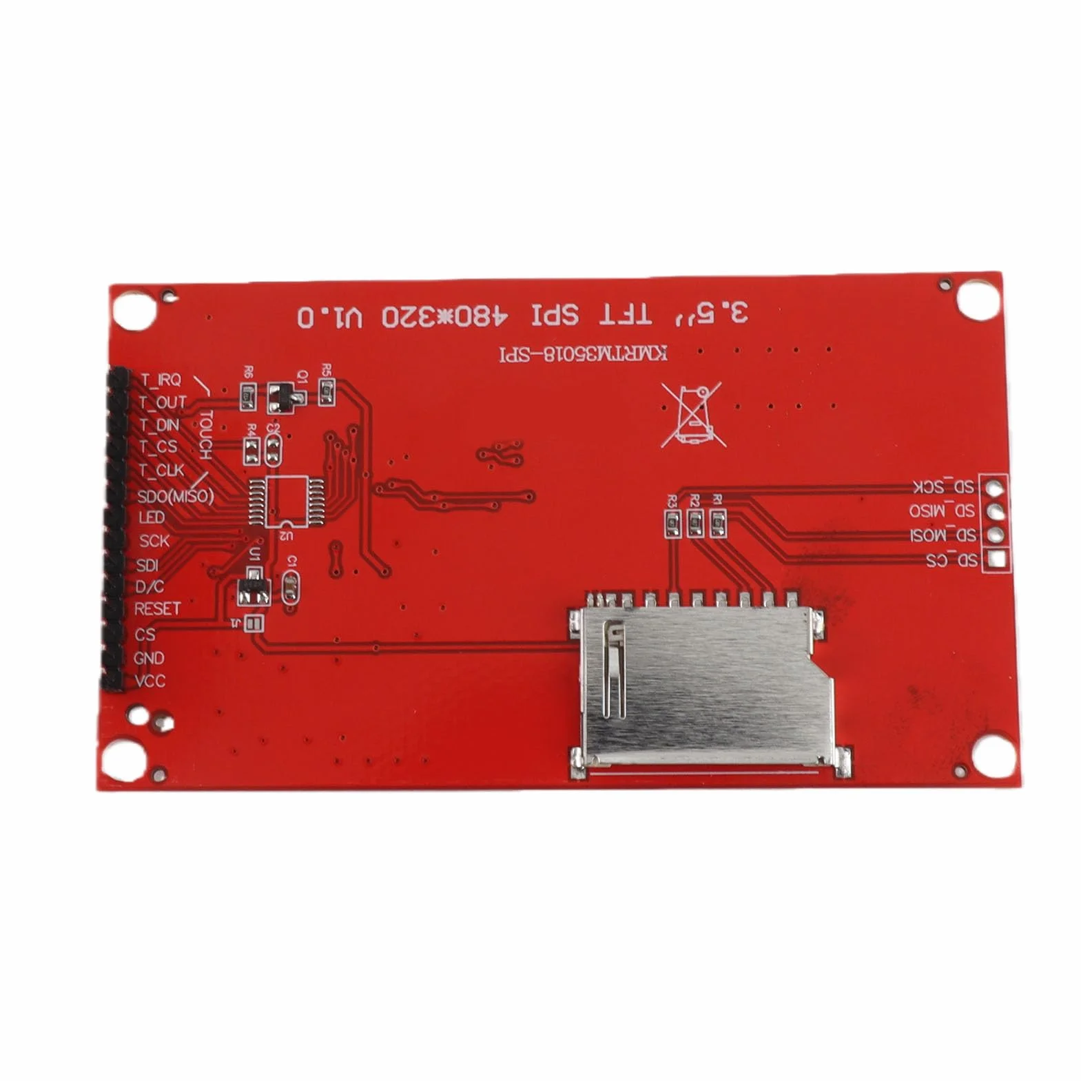 Mały moduł Ekranu LCD TFT 3,5 Cala SPI Serial 480 X 320 ILI9488 HD do Akcesoriów Elektronicznych - Wygodny i Wydajny
