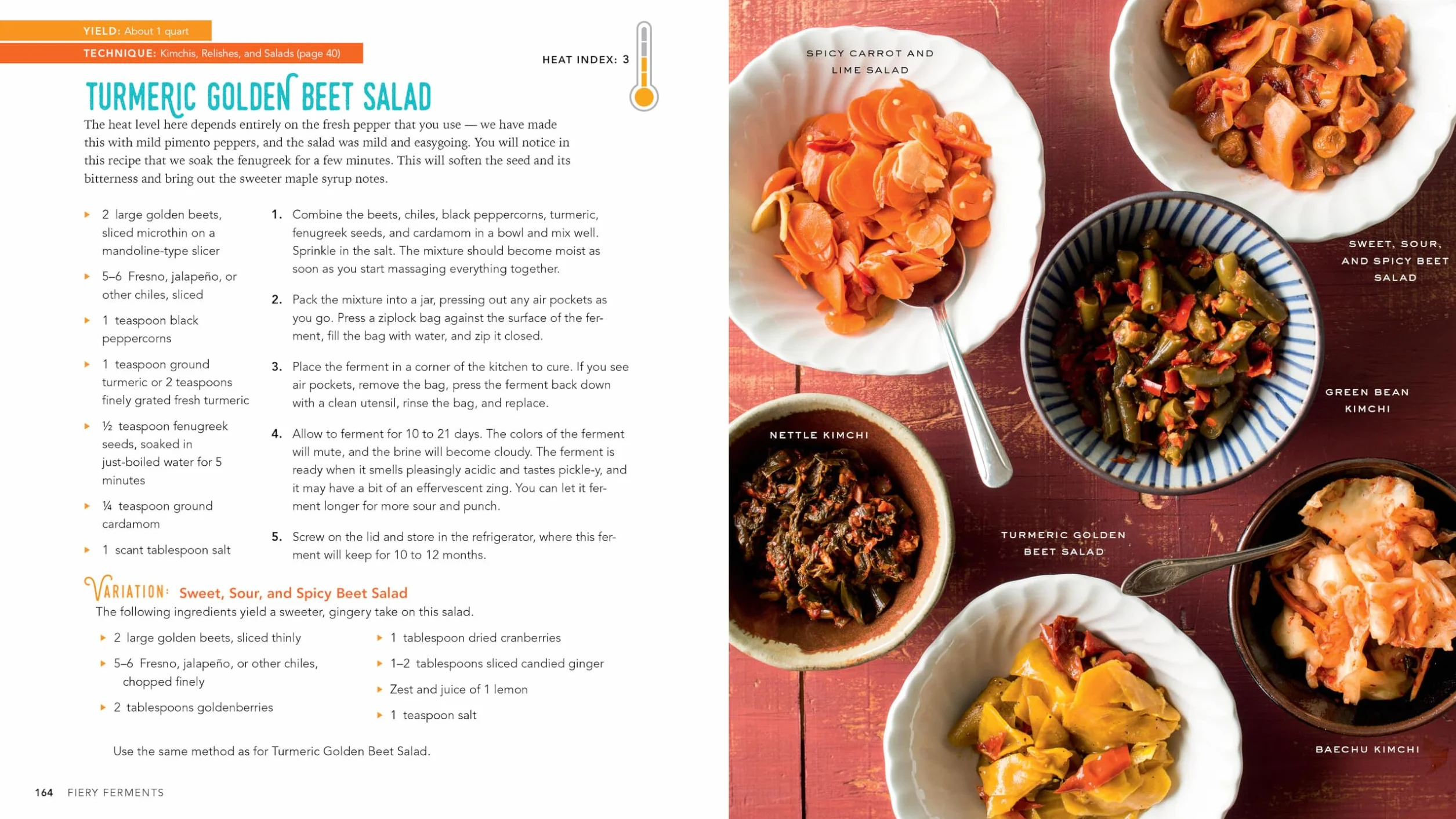 Fiery Ferments: 70 Recipes for Hot Sauces, Spicy Chutneys, Kimchis & Fermented Condiments