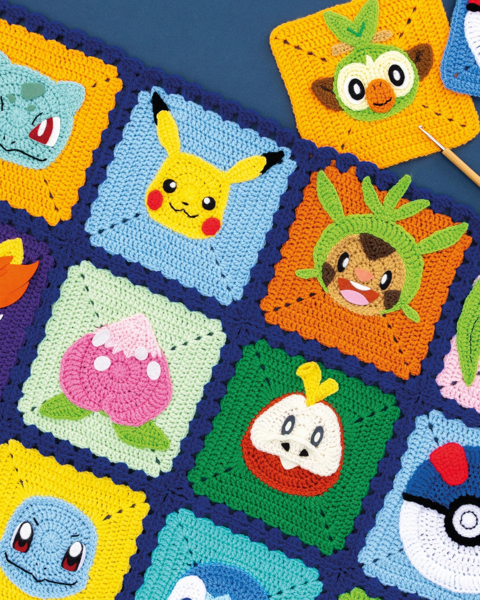 Pokémon Crochet Squares: 30+ Cute Granny Square Patterns for Pikachu & Friends