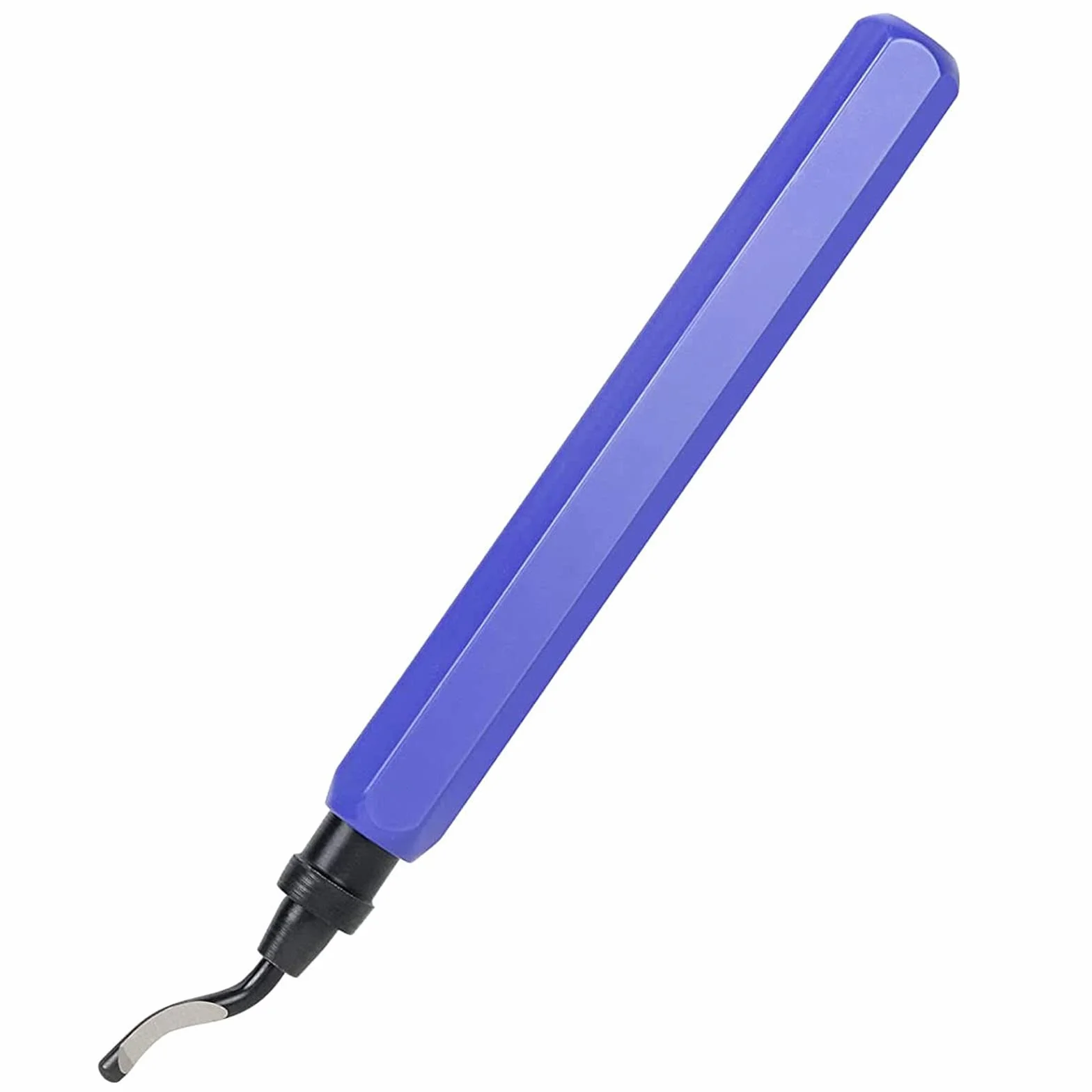 flintronic Narzędzie do gratowania, zestaw narzędzi do usuwania zadziorów, 1 x metalowy uchwyt do gratowania + 1 x ostrza BS1010 HSS obrotowe metalowe ostrza do usuwania zadziorów 360°, do rur z nadrukiem 3D, plastiku, aluminium, miedzi, PCW i stali