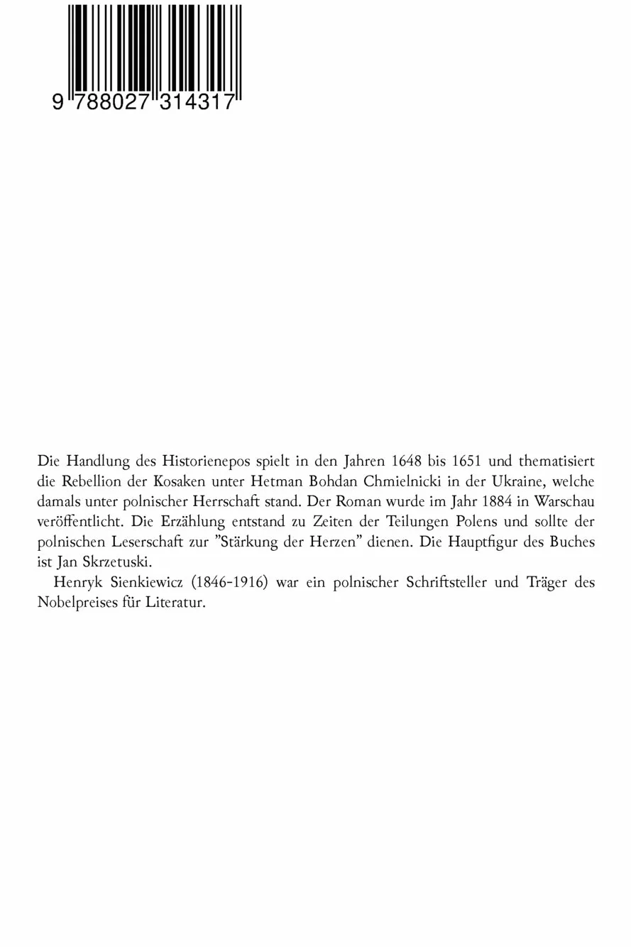 Mit Feuer und Schwert: Historischer Roman