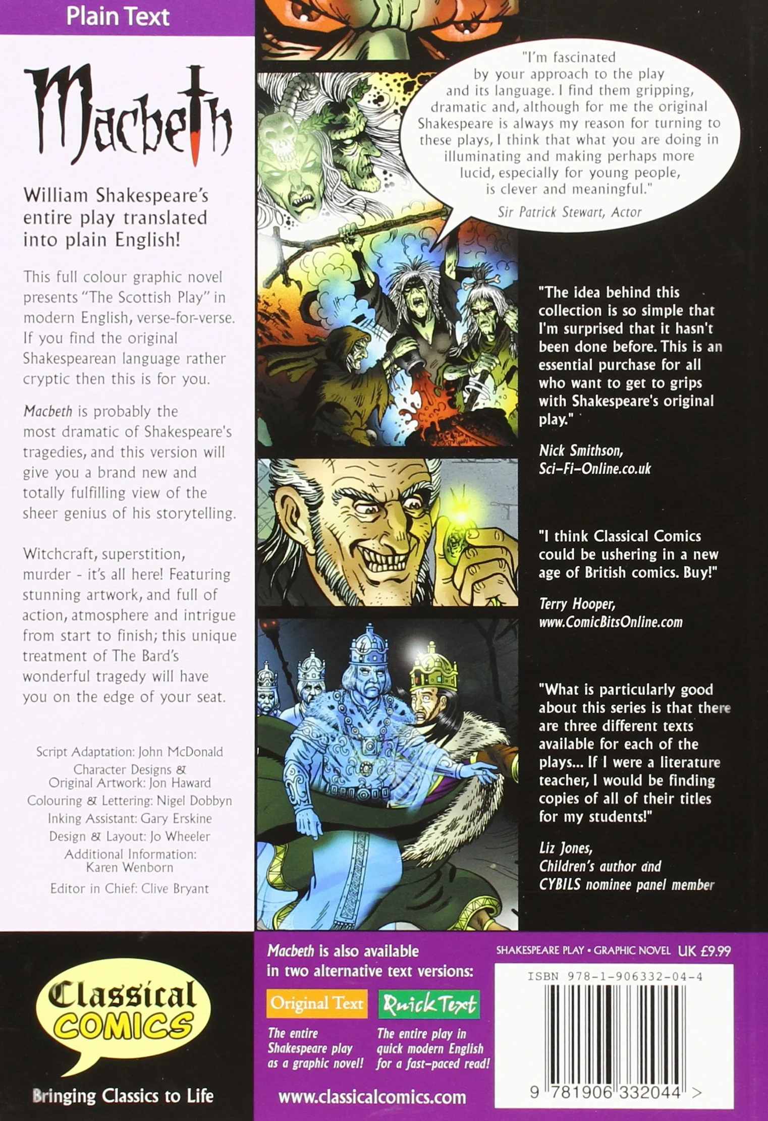 Macbeth The Graphic Novel: Plain Text