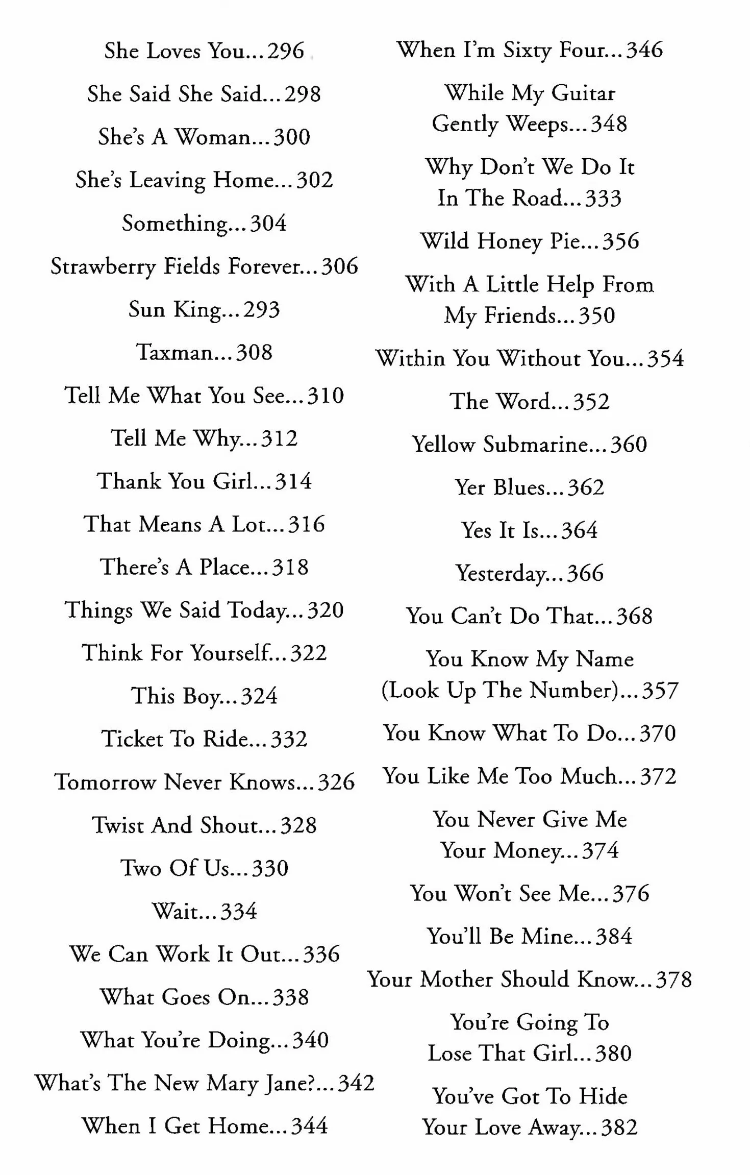 The Beatles The Little Black Songbook: Paroles et Accords (194 Chansons)