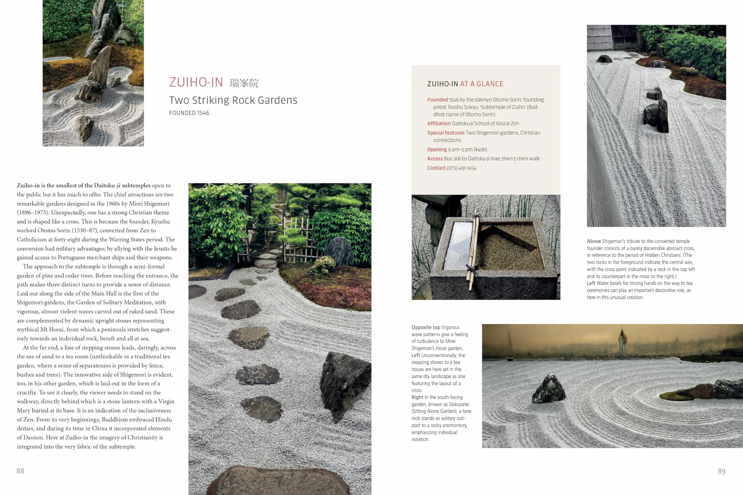 Zen Gardens and Temples of Kyoto /anglais: A Guide to Kyoto's Most Important Sites