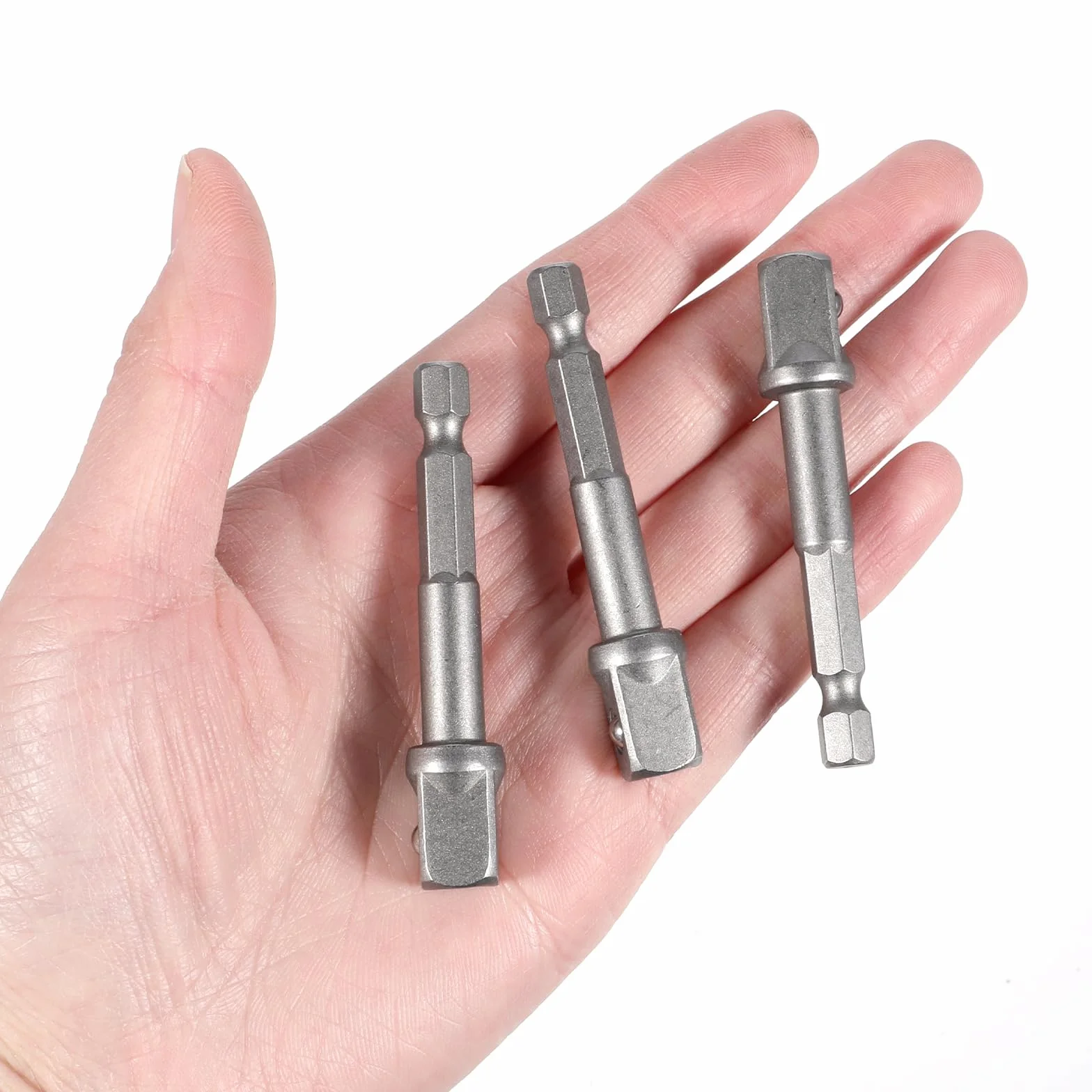Adapter do kluczy nasadowych 6-częściowy, sześciokątny 3/8 do 1/4", do wiertarki i wkrętarki akumulatorowej