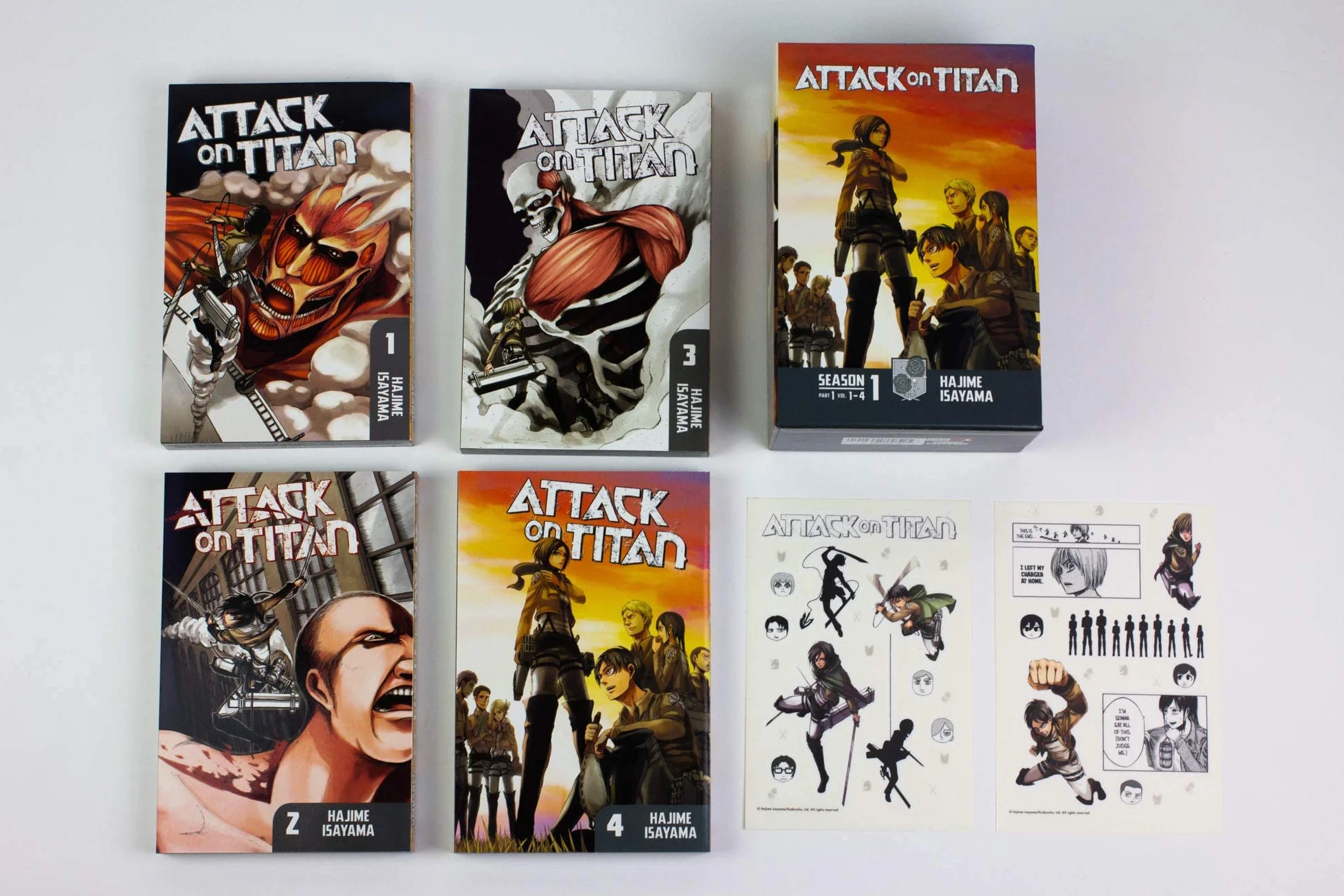 Attack on Titan Season 1 Part 1 Manga Box Set