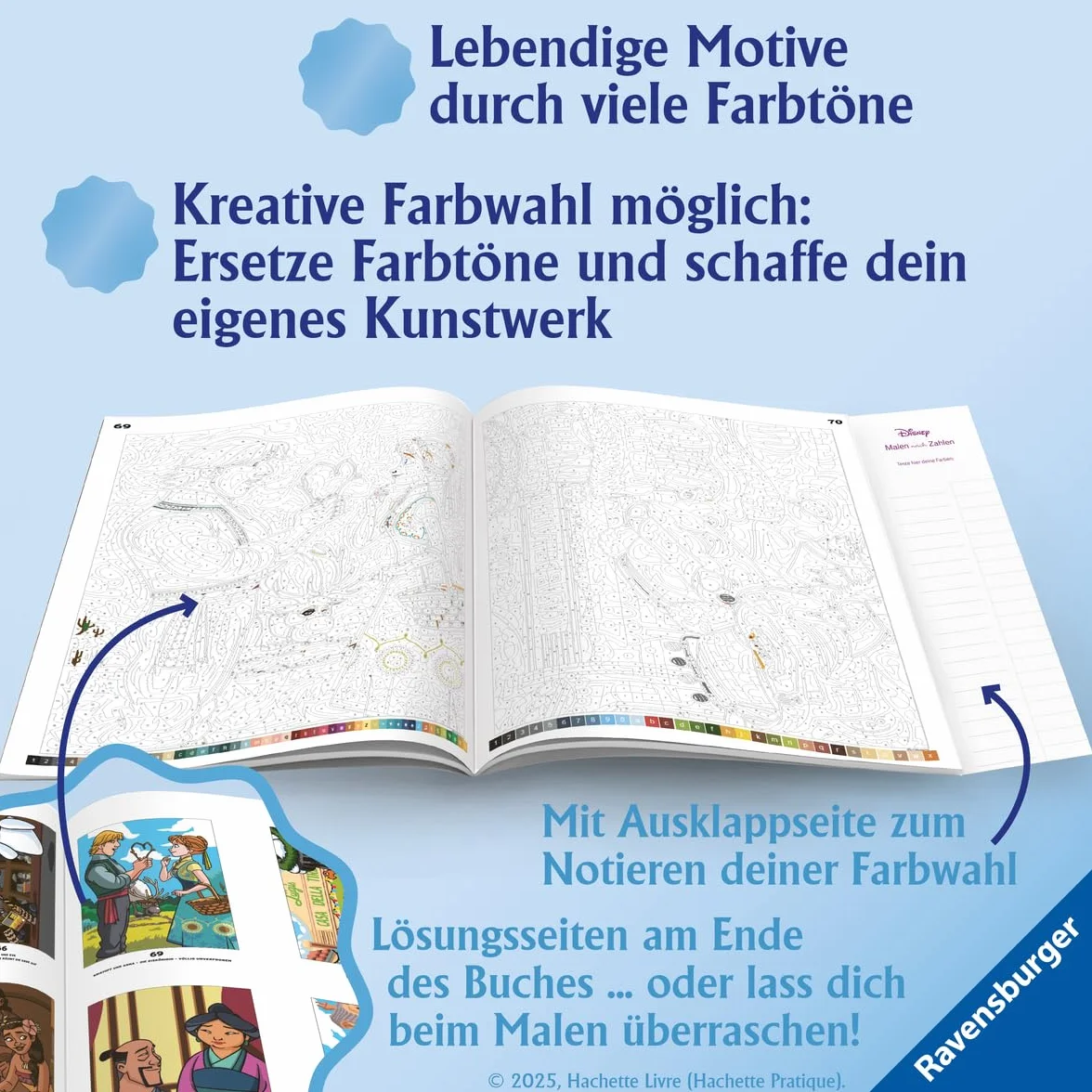Disney - Malen nach Zahlen: Love Stories