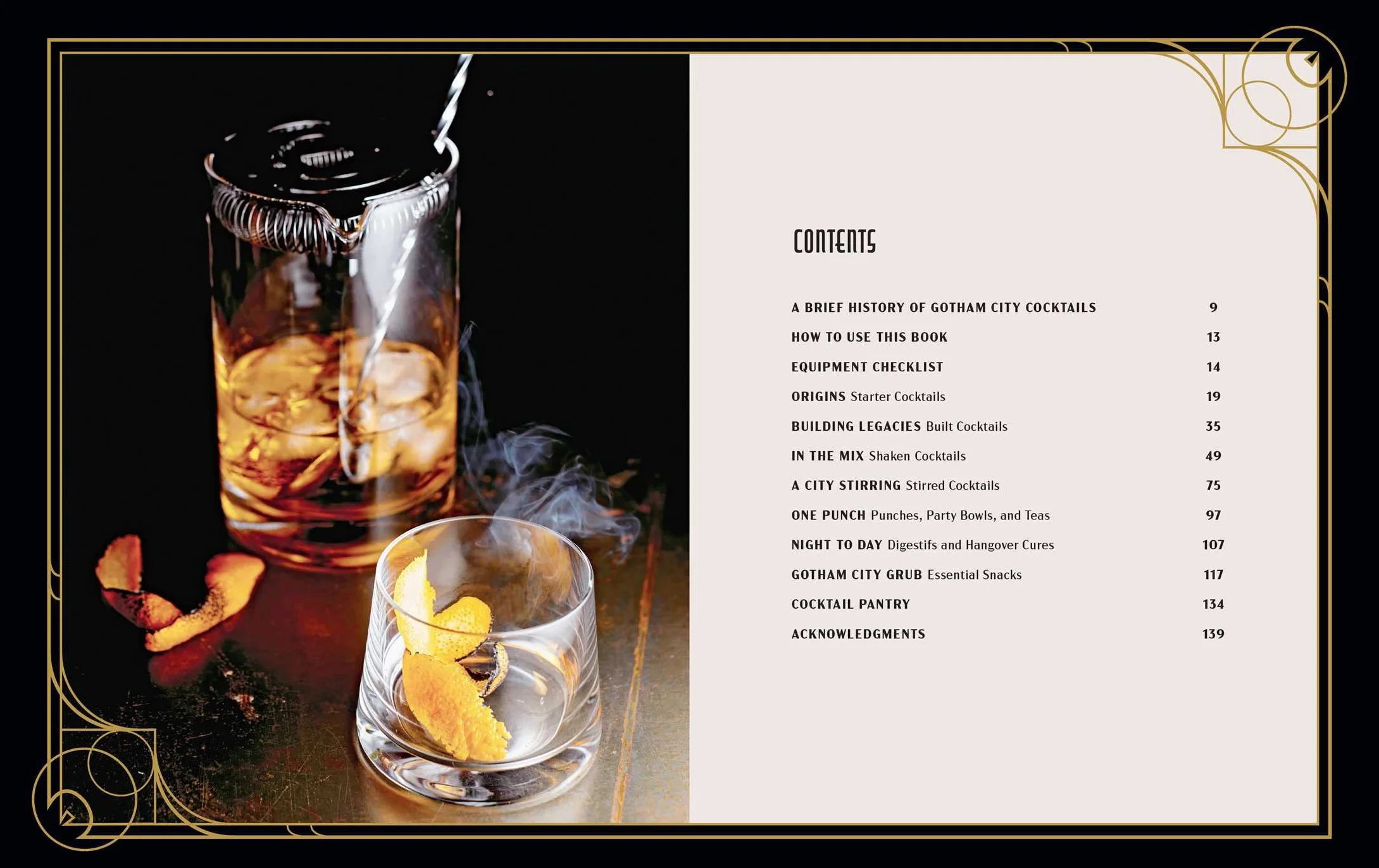 Gotham City Cocktails: Official Handcrafted Food & Drinks from the World of Batman