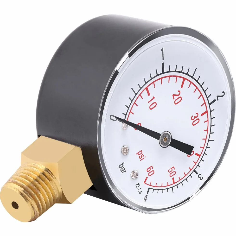 Manometr 0-4bar 0-60psi NPT do Oleju Opałowego Wody