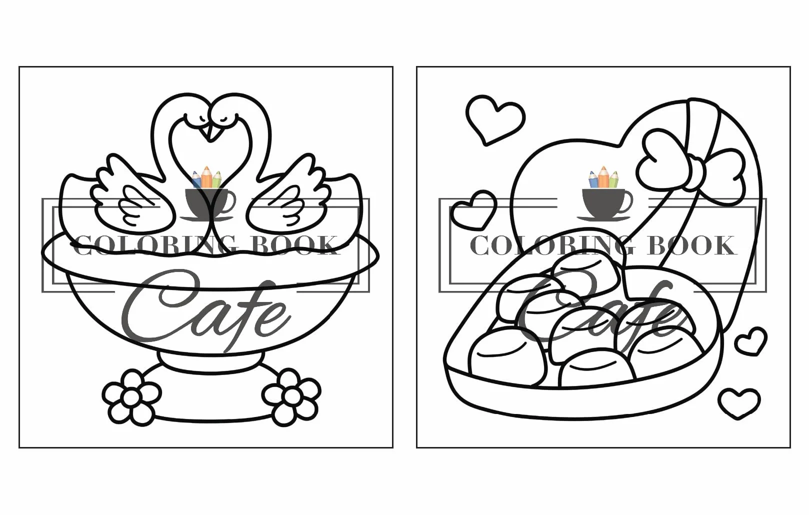 Cozy Love: Cute and Cozy Coloring Book for Adults & Teens with Easy and Bold Hygge-Inspired Designs