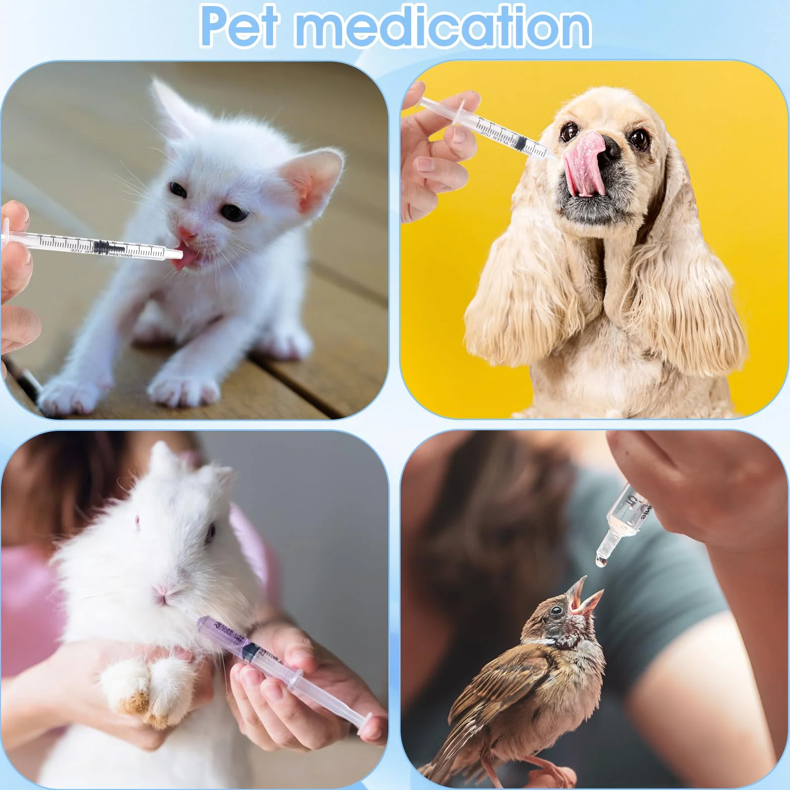 Zestaw strzykawek bezigłowych 1 ml 3 ml 5 ml 10 ml 20 ml z tworzywa sztucznego do precyzyjnego dozowania płynów