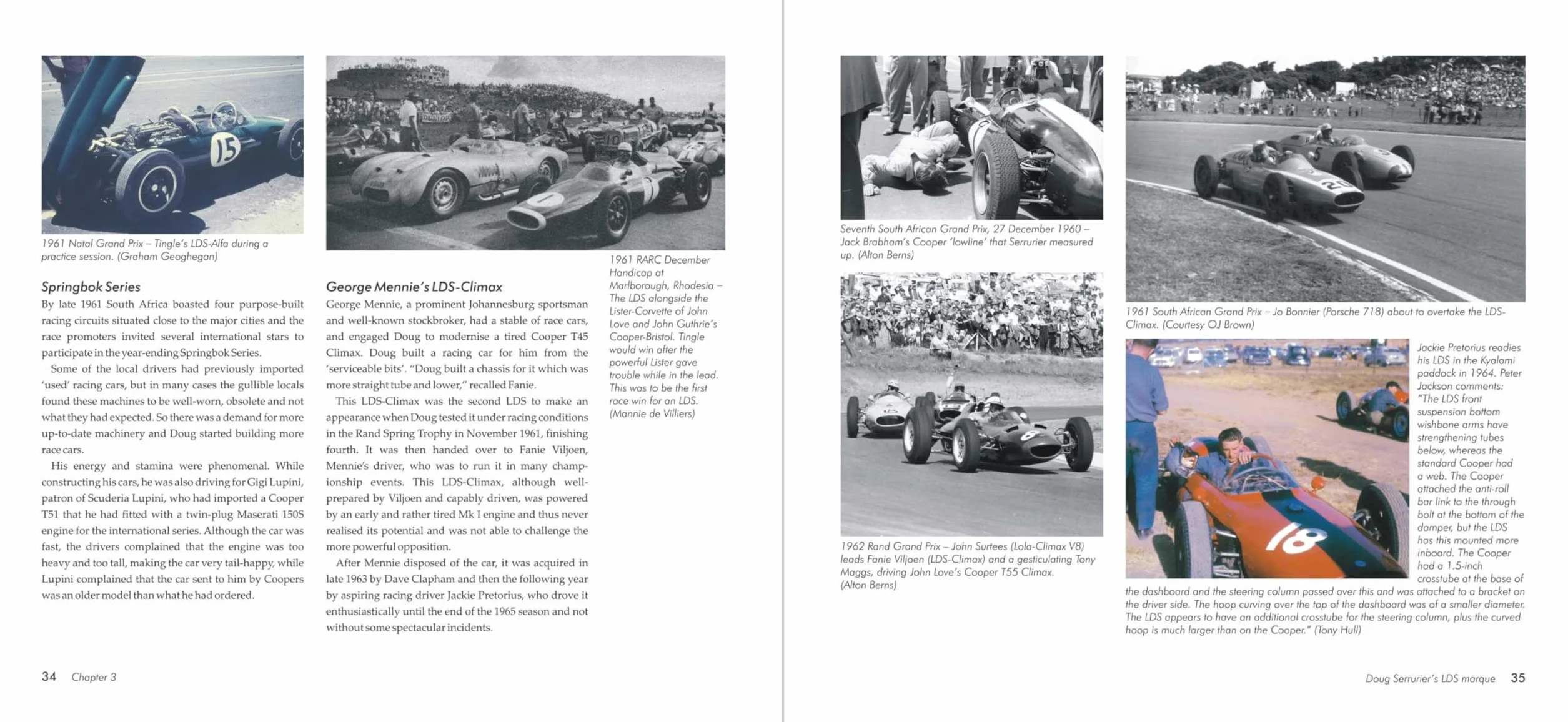 Special Brew: The Story of the Southern African Formula One and Libre Specials
