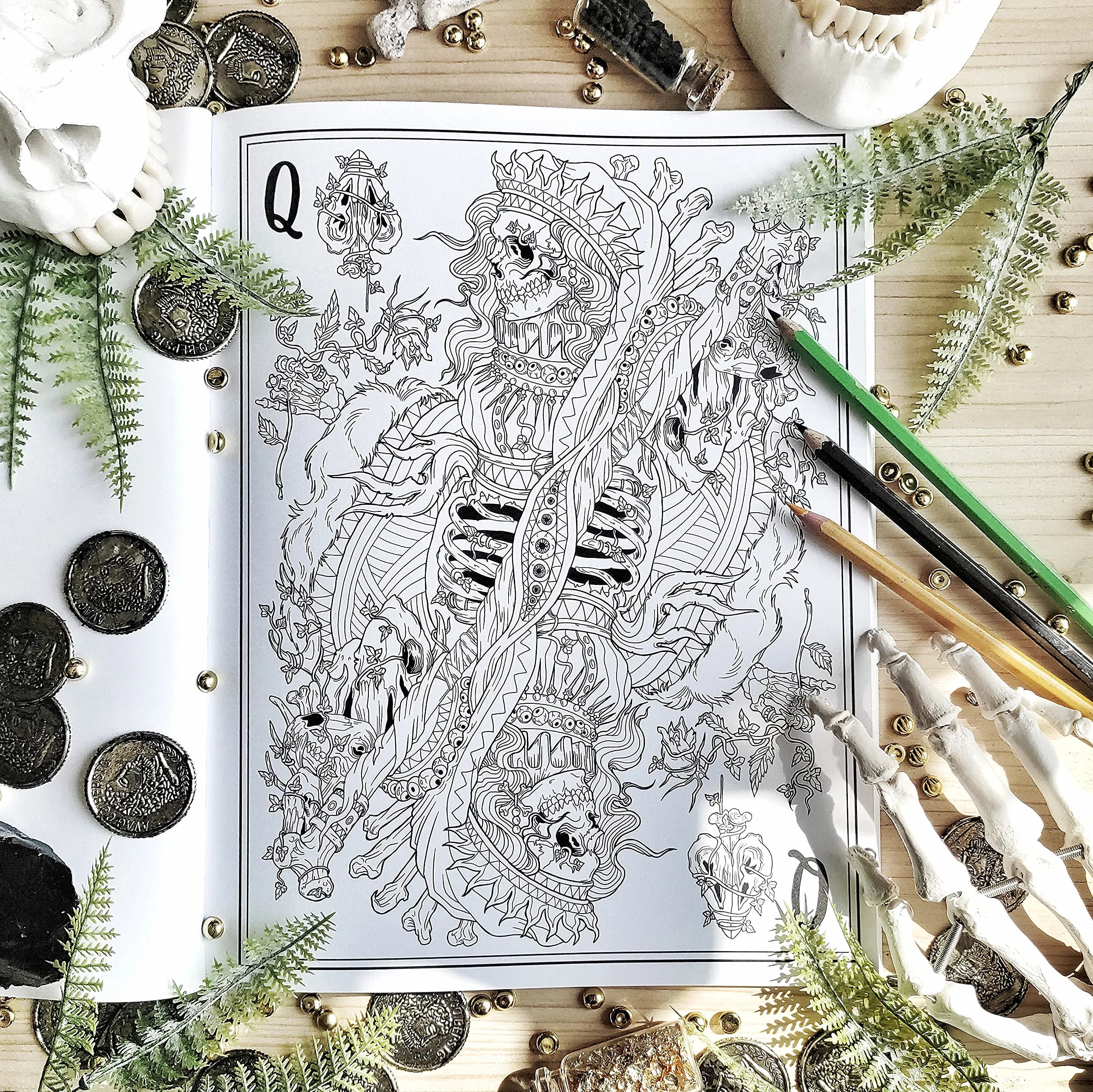 Dark Art: A Horror Colouring Book for Adults