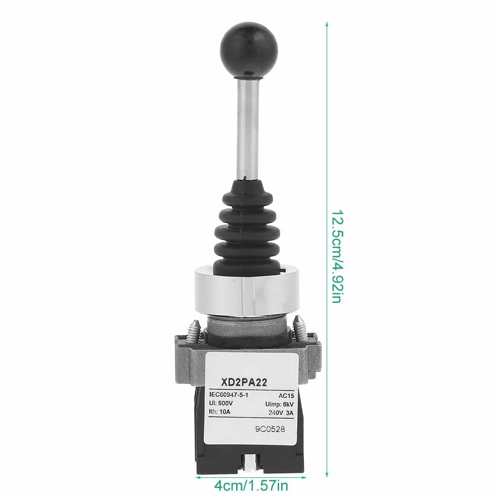 Przełącznik joystick-1 szt. XD2PA22CR 2NO 2-pozycyjne resetowanie sprężyny Momentaner Joy Stick przełącznik joy Stick