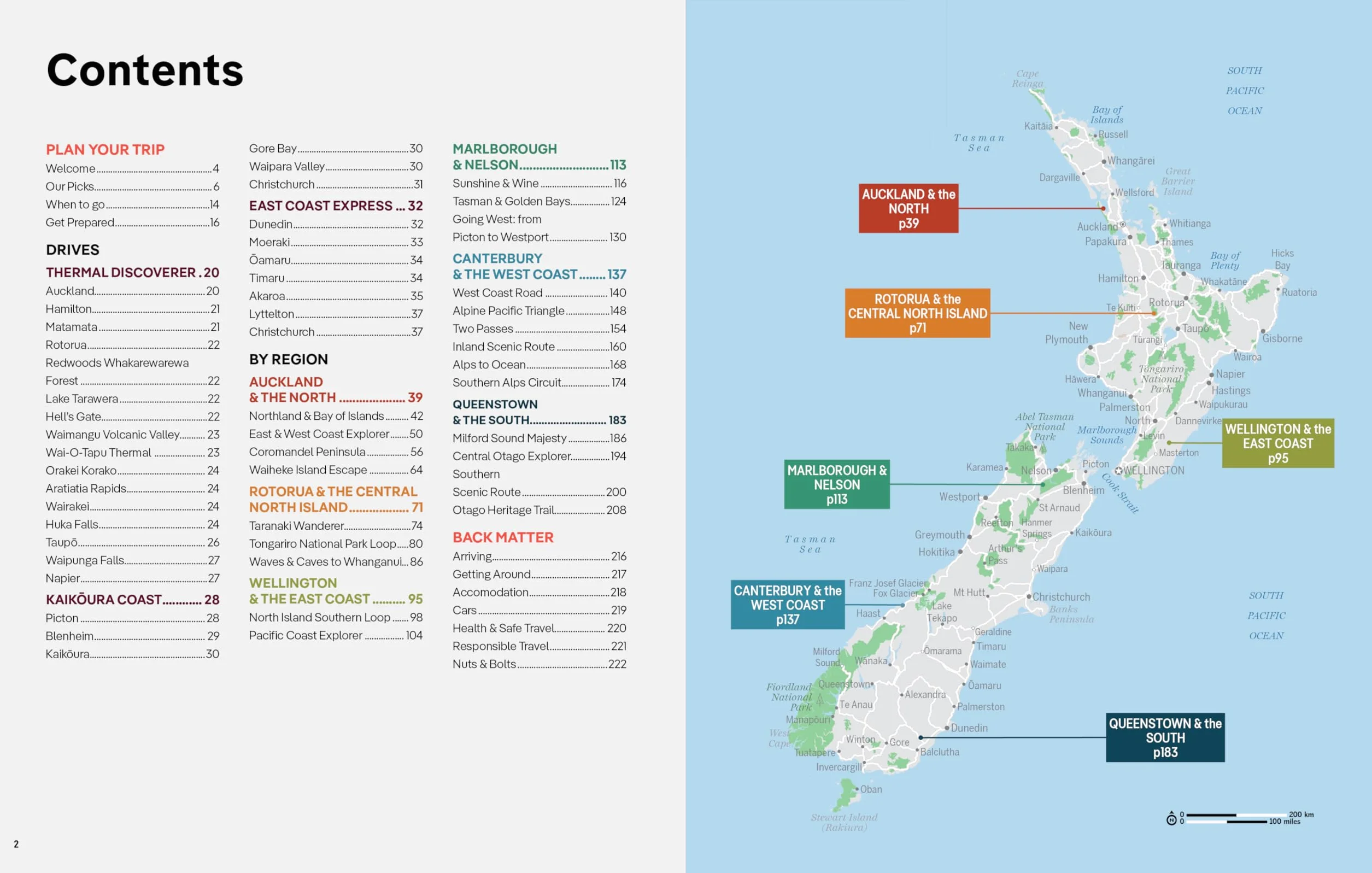 Best Road Trips New Zealand 3ed: Detailed Itineraries Insider Tips Covers Marlborough Bay of Islands Milford Sound