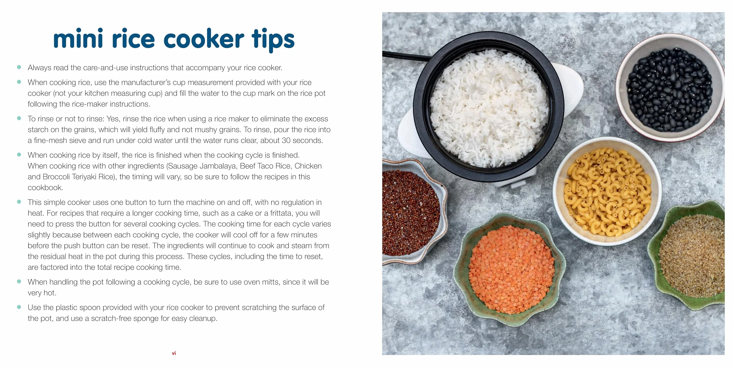 Mini Rice Cooker Cookbook