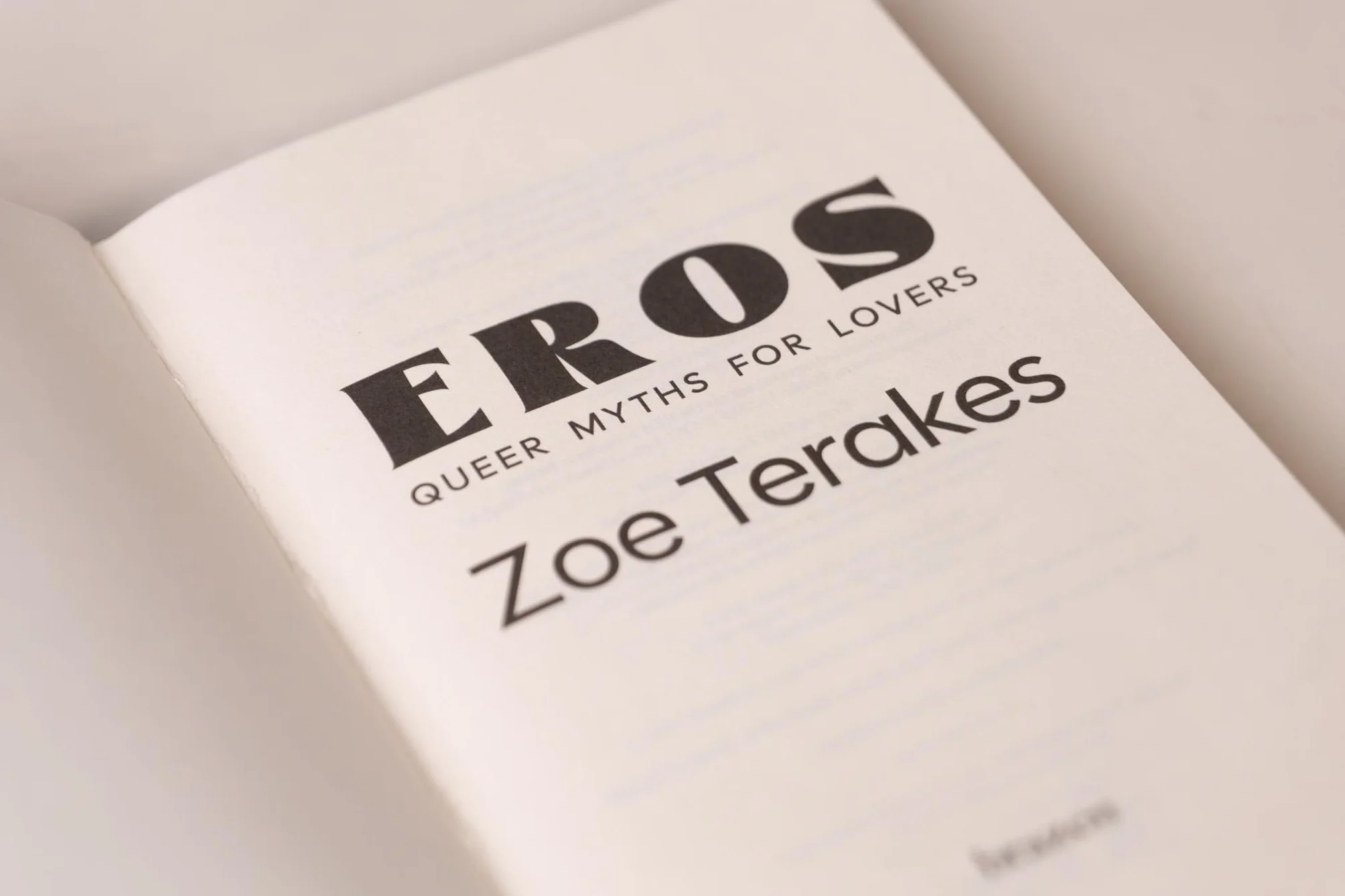 Eros: Queer Myths for Lovers