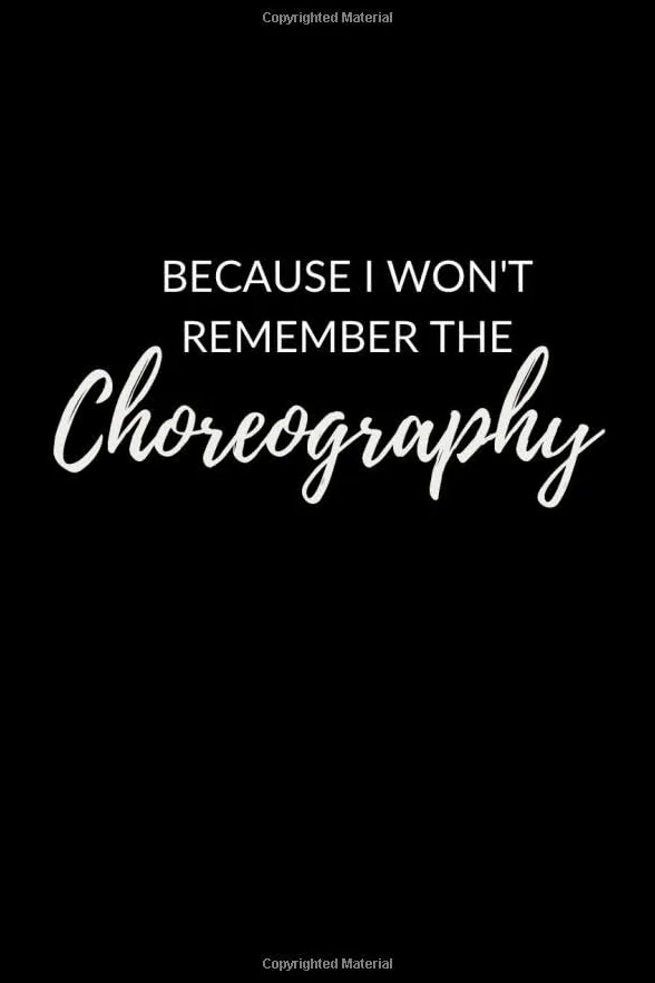 Lined Choreography Notebook