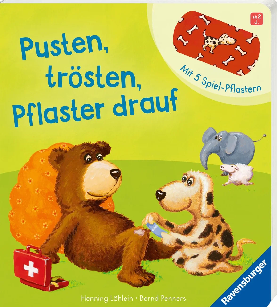 Pflaster trösten Pusten