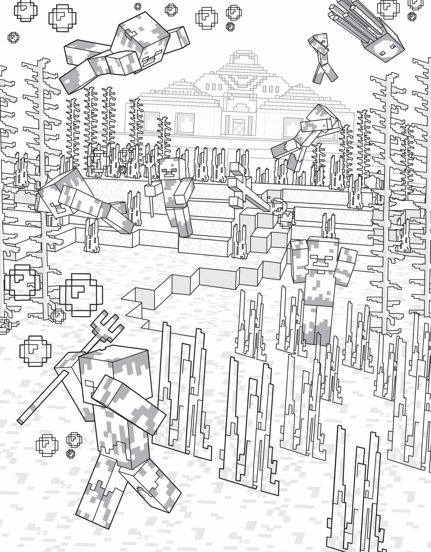 The Official Minecraft Colouring Book, Volume 2