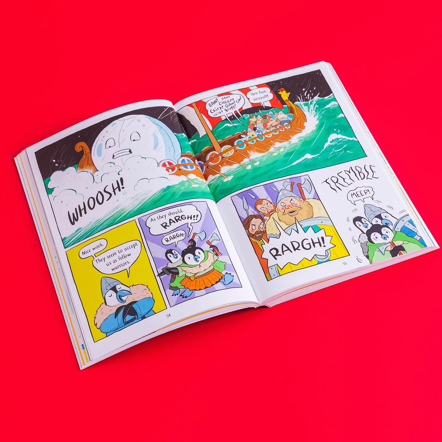 Pablo and Splash: Viking Voyage: Hilarious Kids' Graphic Novel Time-Travelling Penguins