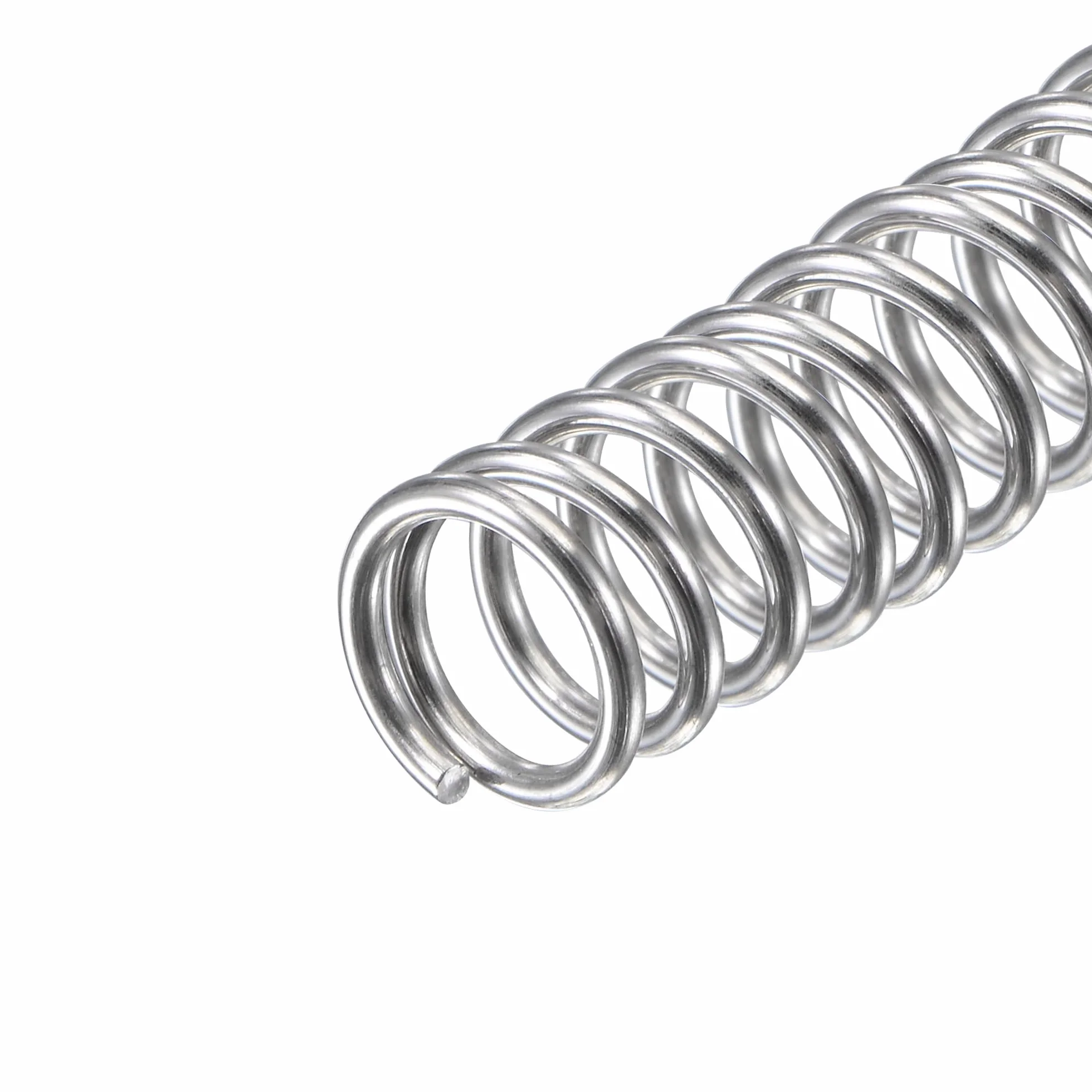 Sprężyna kompresyjna ze stali nierdzewnej 304 Ø 8 mm drut 1 mm długość 50 mm nośność 31,4N 10 sztuk