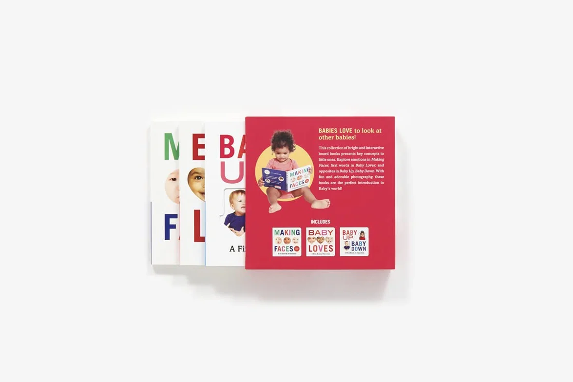 Baby Loves Books Box Set: Making Faces, Baby Loves, Baby Up, Baby Down