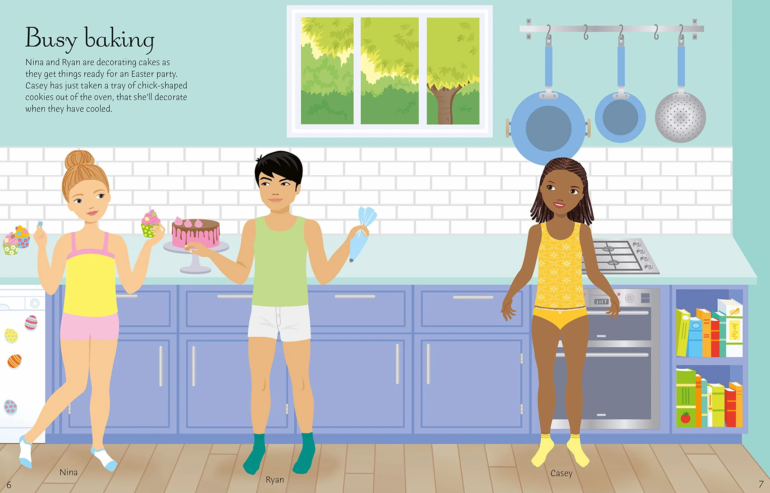 Sticker Dolly Dressing Easter: An Easter And Springtime Book For Children