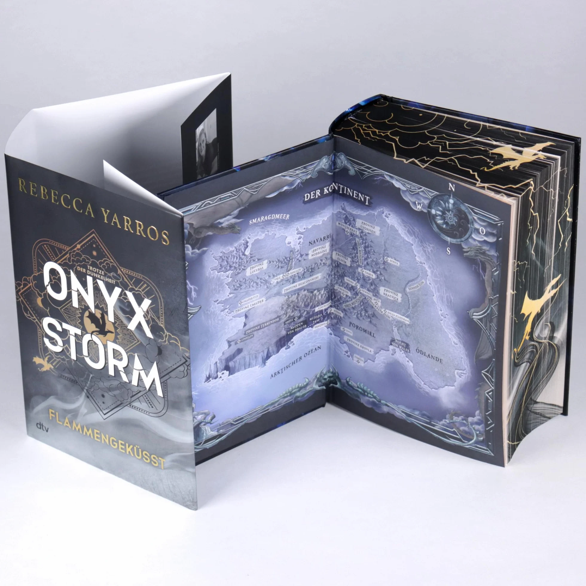 Onyx Storm - Flammengeküsst: Roman | Deluxe-Ausgabe mit atemberaubendem Farbschnitt | Die heißersehnte Fortsetzung von ¿Fourth Wing¿ und ¿Iron Flame¿: 3