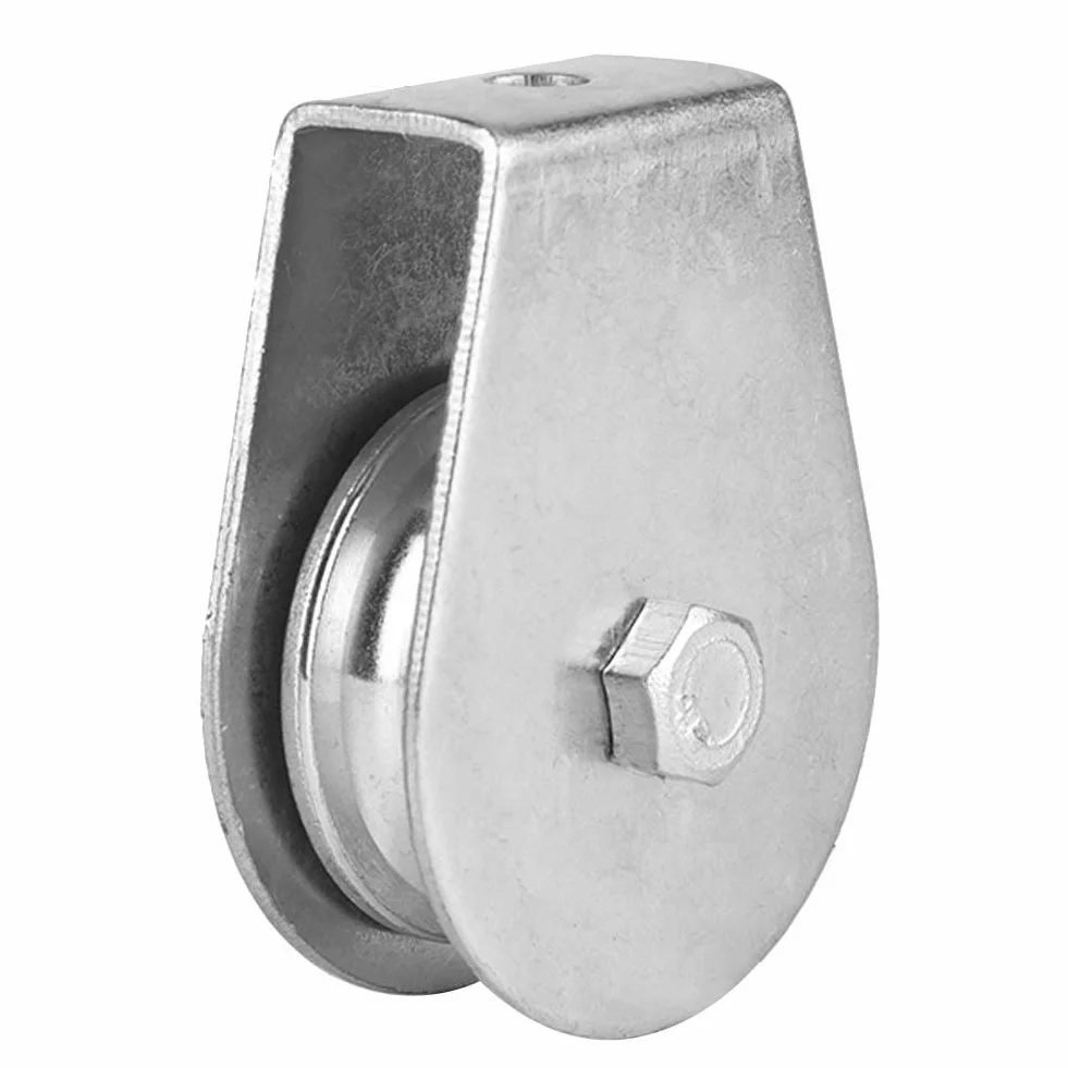 Single Pulley Block 300 kg Loading Swivel Pulley, dźwig obrotowy, hak wychylny, wysokowydajne koło podnoszące do załadunku lin stalowych (#03 całkowicie zamknięte łożysko bez pierścienia)