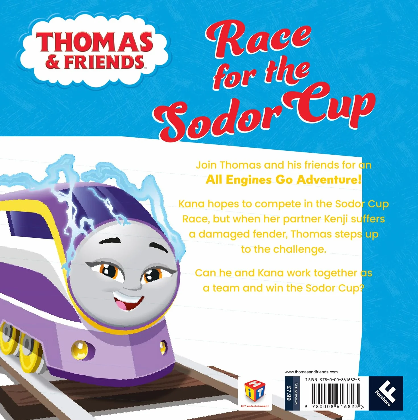 Thomas and Friends Race for the Sodor Cup Illustrated Storybook for Kids 2-5 Years