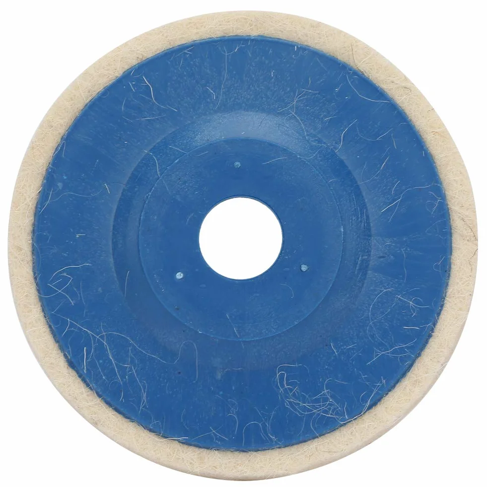 Tarcza z Filcu Wełnianego do Polerowania 100 mm 16 mm 3-częściowa