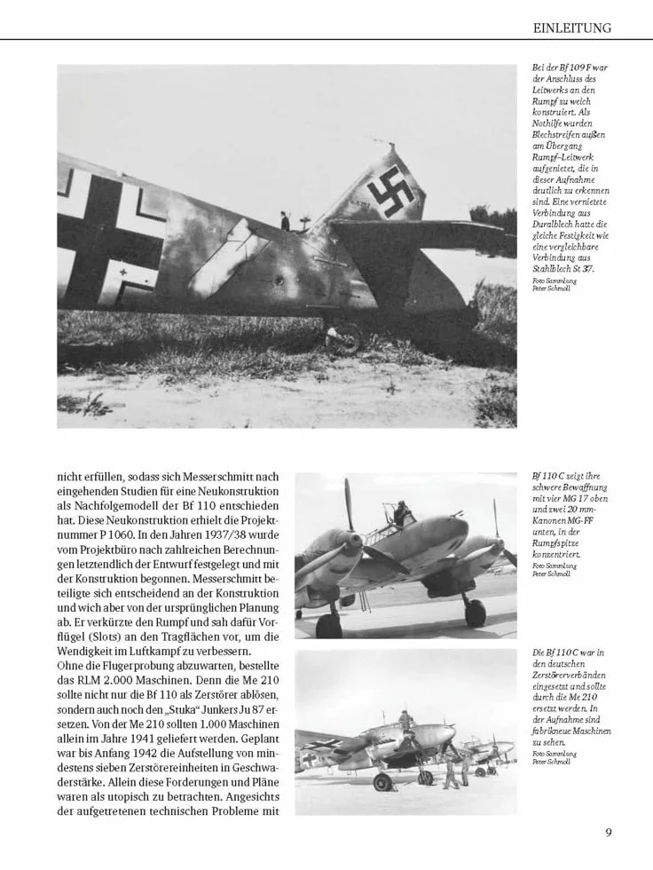 Messerschmitt Me 210 Kampfflugzeug Zweiter Weltkrieg