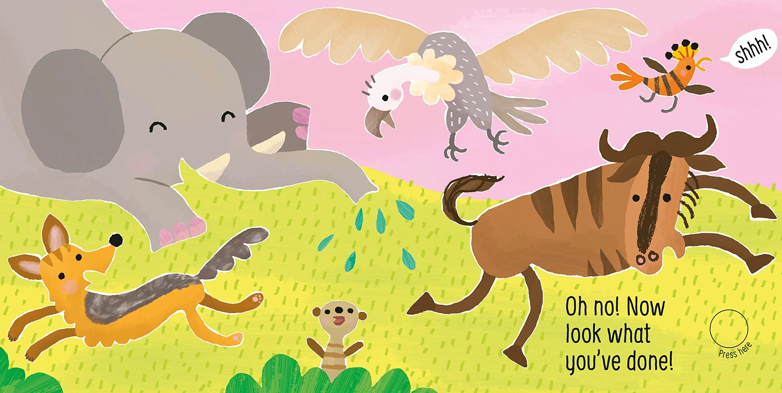 Don't Tickle the Elephant! Touchy-Feely Sound Book