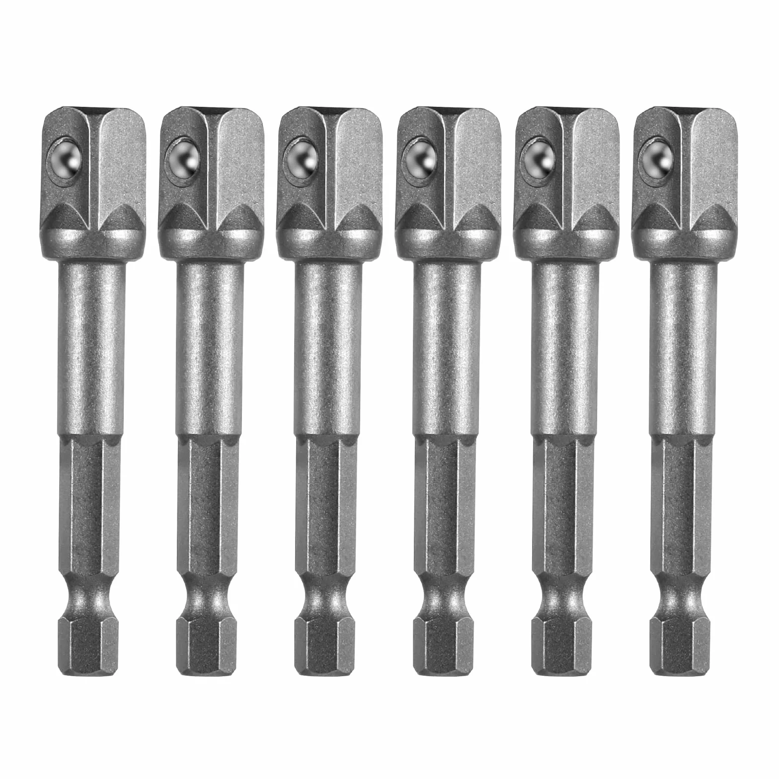 Adapter do kluczy nasadowych 6-częściowy, sześciokątny 3/8 do 1/4", do wiertarki i wkrętarki akumulatorowej