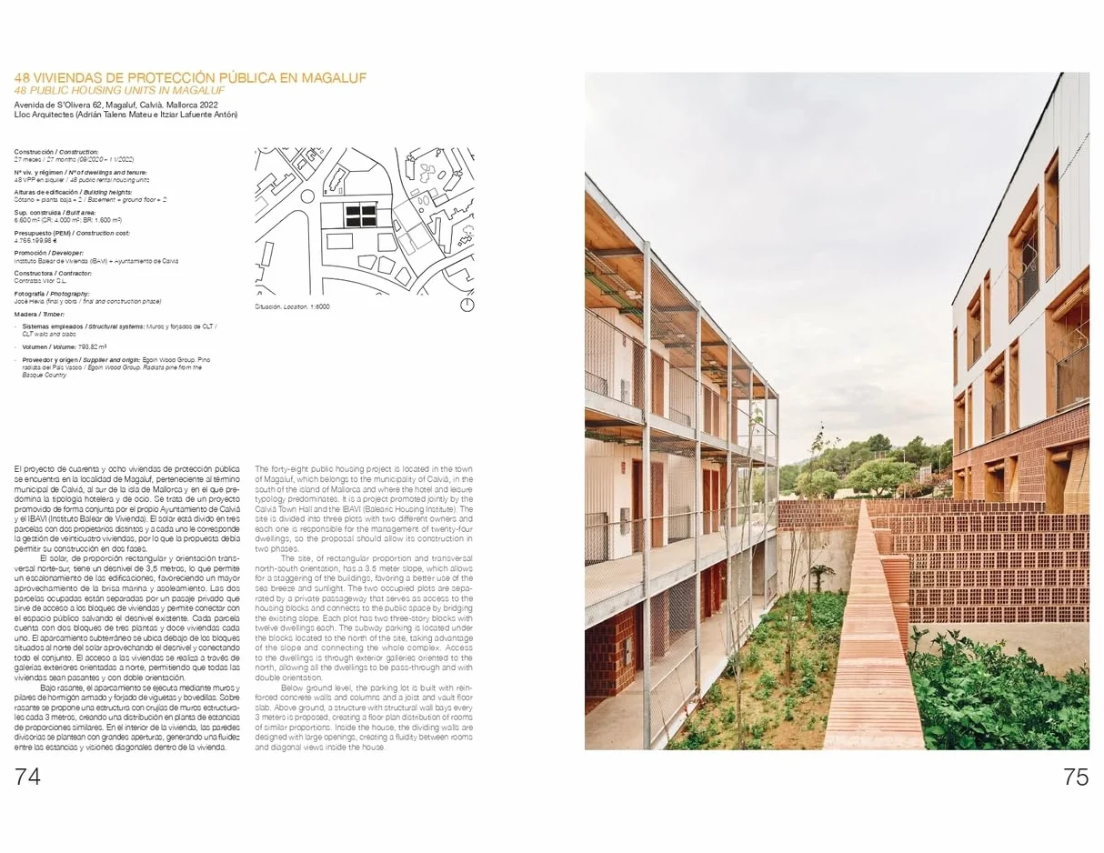 Madera Técnica en Vivienda Colectiva en España Wooden Life